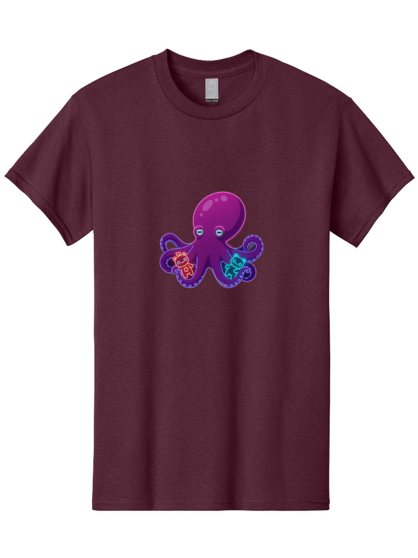 Octopus-With-Teddy-Bears Men'S Graphic Tee, 100% Cotton, Comfortable Casual Summer Wear, Machine Washable, Vintage Camera, Old Camera, Antique Camera, Black Camera, Classic Photography, Photography Equipment, Nostalgic Device, Film Camera, Bar220 7