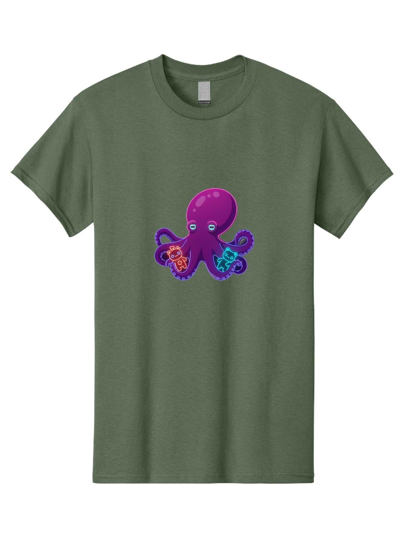 Octopus-With-Teddy-Bears Men'S Graphic Tee, 100% Cotton, Comfortable Casual Summer Wear, Machine Washable, Vintage Camera, Old Camera, Antique Camera, Black Camera, Classic Photography, Photography Equipment, Nostalgic Device, Film Camera, Bar220 2