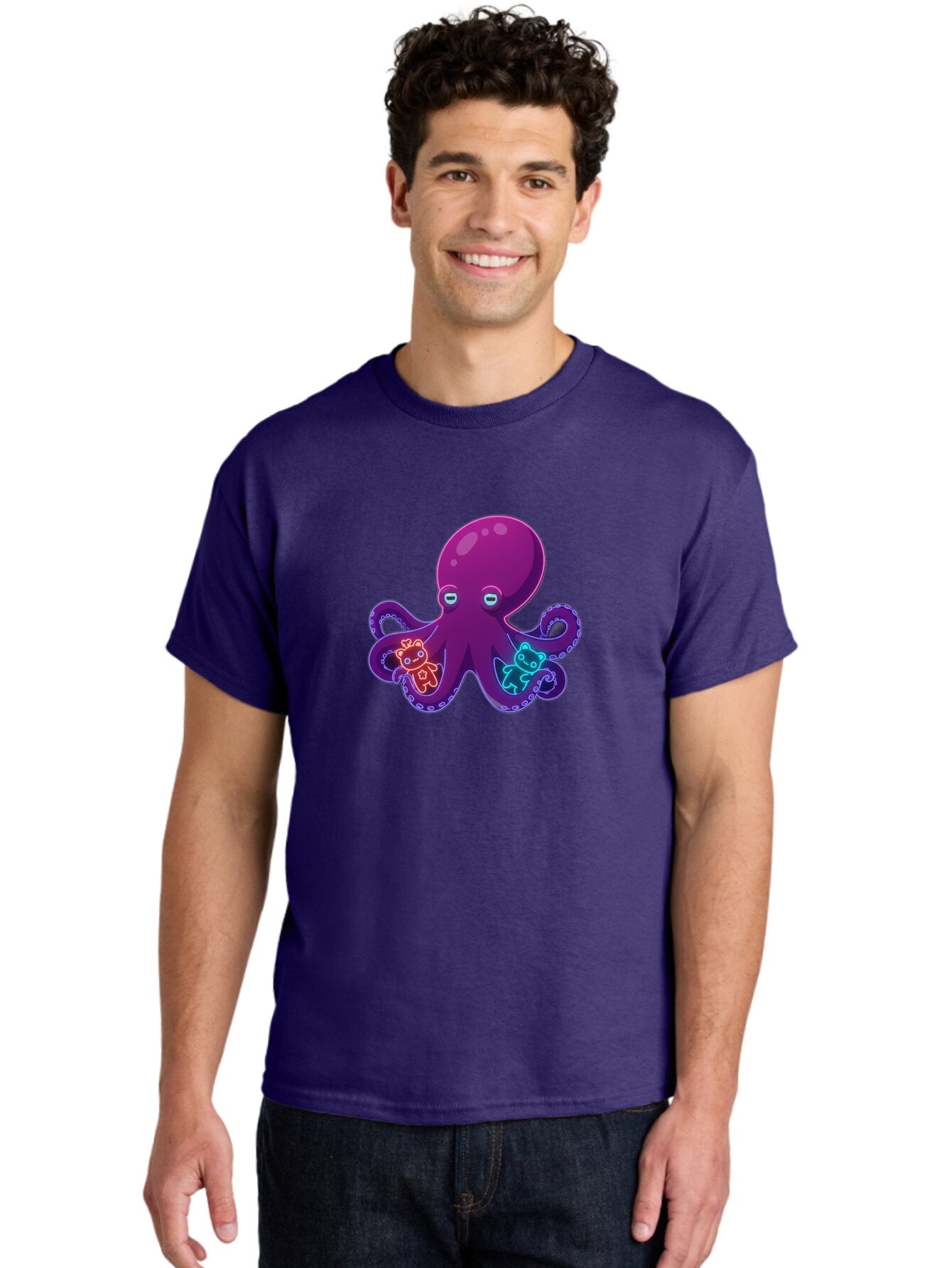 Octopus-With-Teddy-Bears Men'S Graphic Tee, 100% Cotton, Comfortable Casual Summer Wear, Machine Washable, Vintage Camera, Old Camera, Antique Camera, Black Camera, Classic Photography, Photography Equipment, Nostalgic Device, Film Camera, Bar220 28
