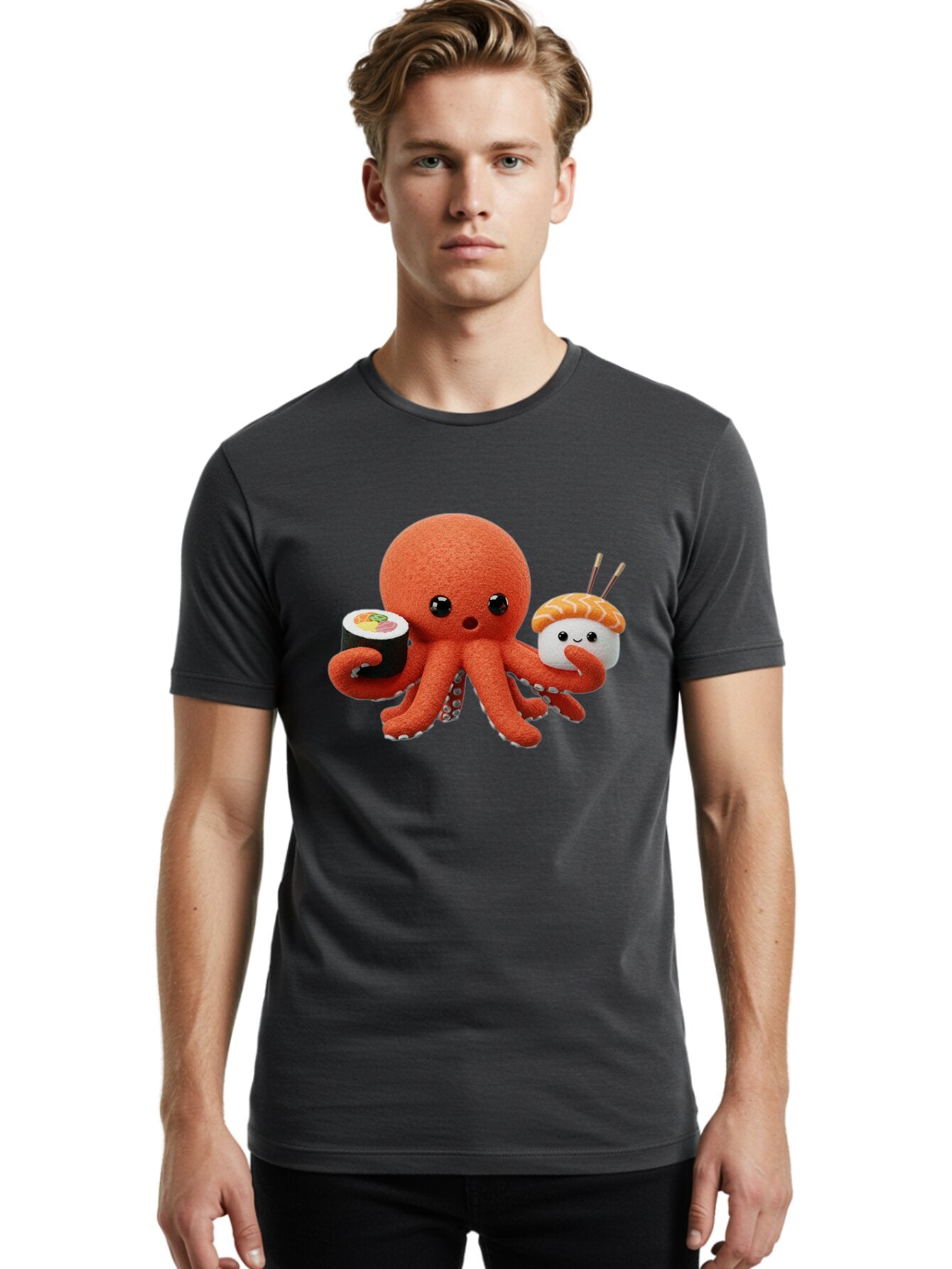 Octopus Men'S Graphic Tee, 100% Cotton, Comfortable Casual Summer Wear, Machine Washable, Vintage Camera, Old Camera, Antique Camera, Black Camera, Classic Photography, Photography Equipment, Nostalgic Device, Film Camera, Camera Art Bar221 16