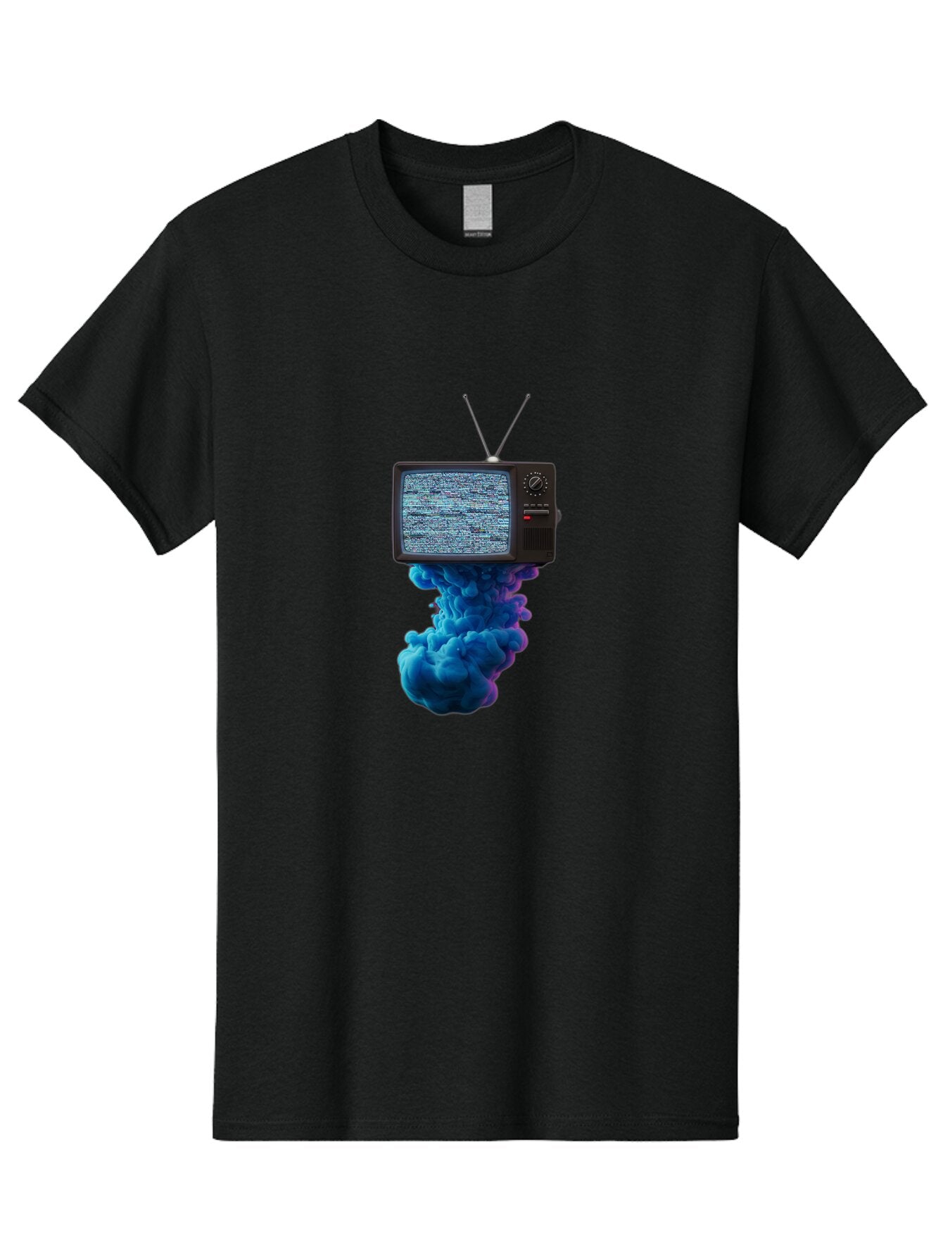 Old-Television Men'S Graphic Tee, 100% Cotton, Comfortable Casual Summer Wear, Machine Washable, Vintage Camera, Old Camera, Antique Camera, Black Camera, Classic Photography, Photography Equipment, Nostalgic Device, Film Camera, Camera Art Bar223 5
