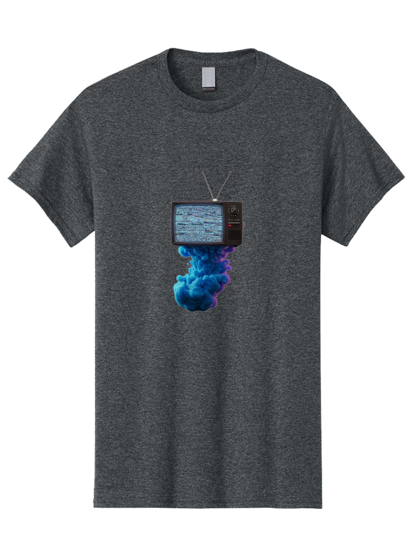 Old-Television Men'S Graphic Tee, 100% Cotton, Comfortable Casual Summer Wear, Machine Washable, Vintage Camera, Old Camera, Antique Camera, Black Camera, Classic Photography, Photography Equipment, Nostalgic Device, Film Camera, Camera Art Bar223 7