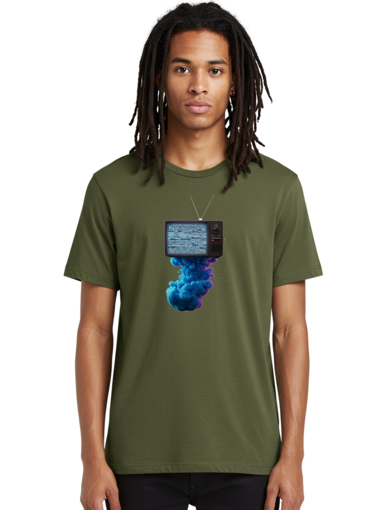 Old-Television Men'S Graphic Tee, 100% Cotton, Comfortable Casual Summer Wear, Machine Washable, Vintage Camera, Old Camera, Antique Camera, Black Camera, Classic Photography, Photography Equipment, Nostalgic Device, Film Camera, Camera Art Bar223 22
