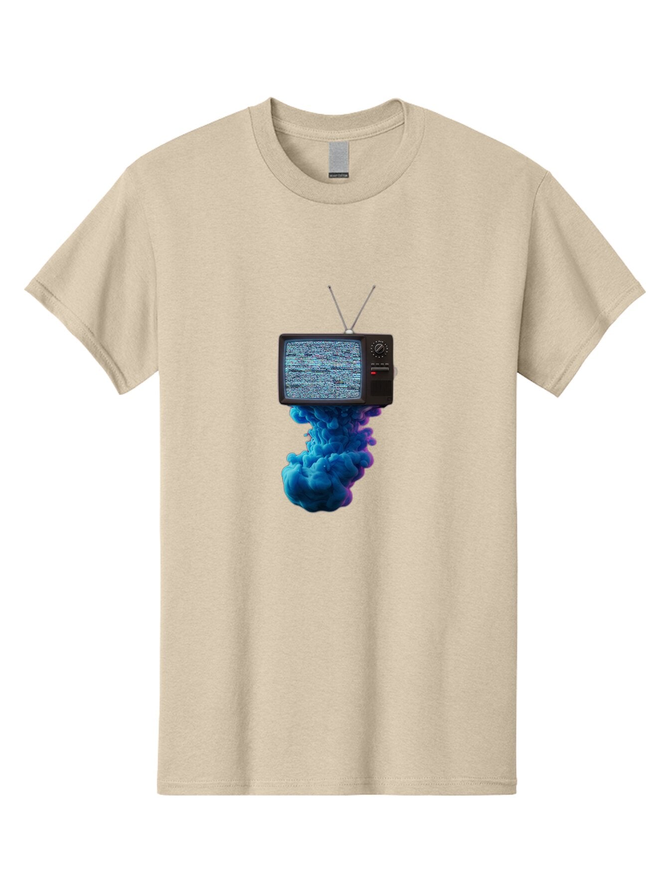 Old-Television Men'S Graphic Tee, 100% Cotton, Comfortable Casual Summer Wear, Machine Washable, Vintage Camera, Old Camera, Antique Camera, Black Camera, Classic Photography, Photography Equipment, Nostalgic Device, Film Camera, Camera Art Bar223 2