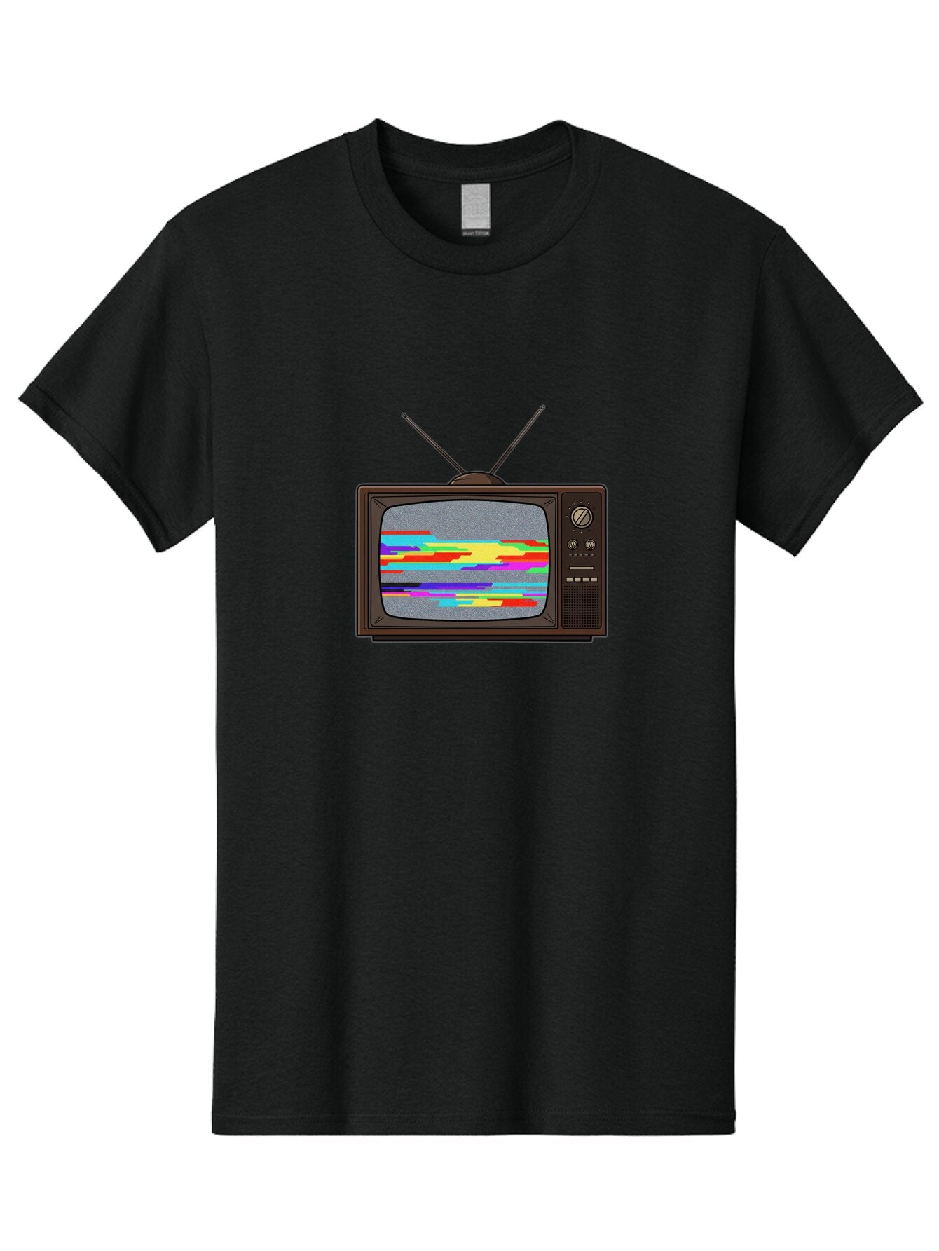 Old-Tv Men'S Graphic Tee, 100% Cotton, Comfortable Casual Summer Wear, Machine Washable, Vintage Camera, Old Camera, Antique Camera, Black Camera, Classic Photography, Photography Equipment, Nostalgic Device, Film Camera, Camera Art Bar225 13