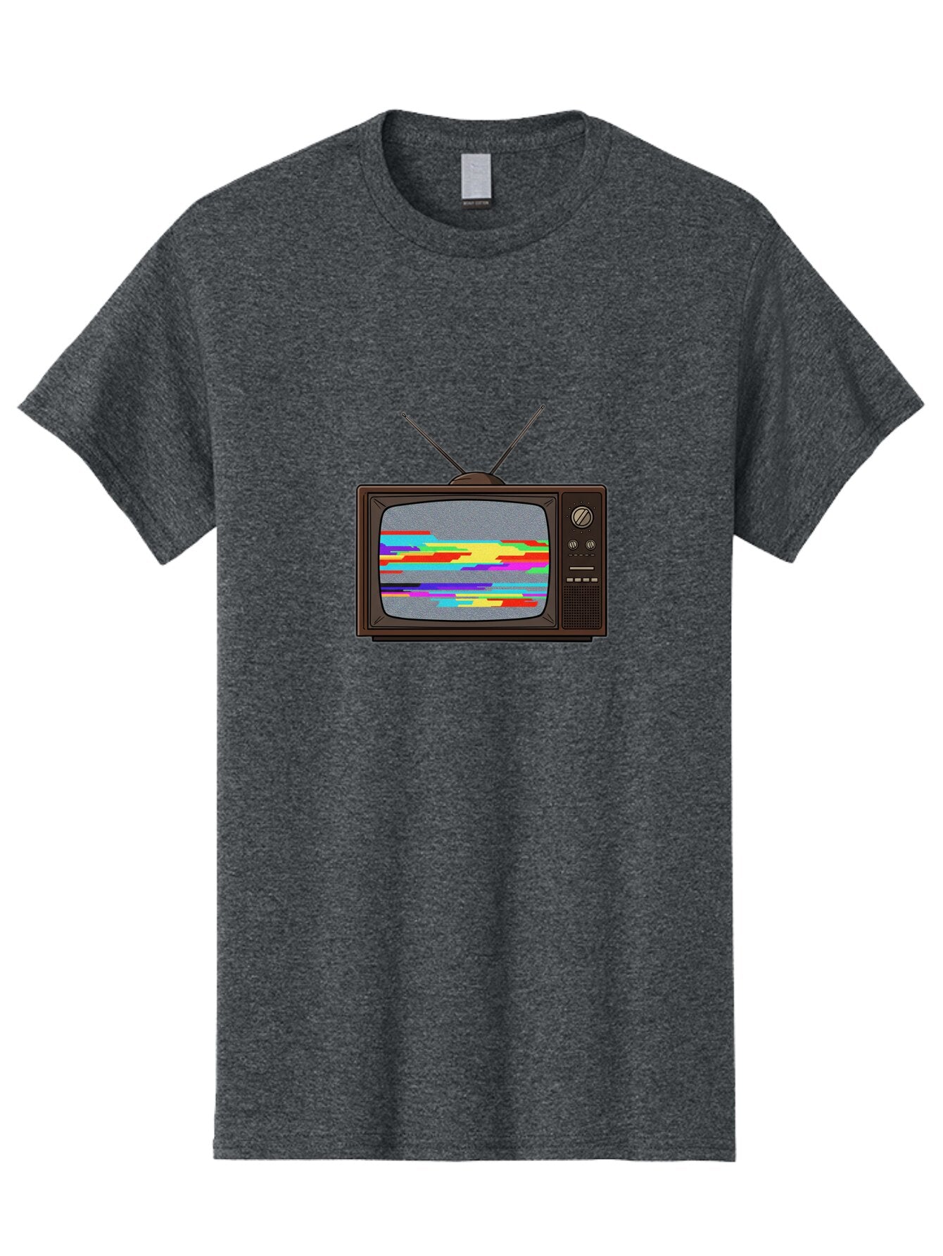 Old-Tv Men'S Graphic Tee, 100% Cotton, Comfortable Casual Summer Wear, Machine Washable, Vintage Camera, Old Camera, Antique Camera, Black Camera, Classic Photography, Photography Equipment, Nostalgic Device, Film Camera, Camera Art Bar225 12