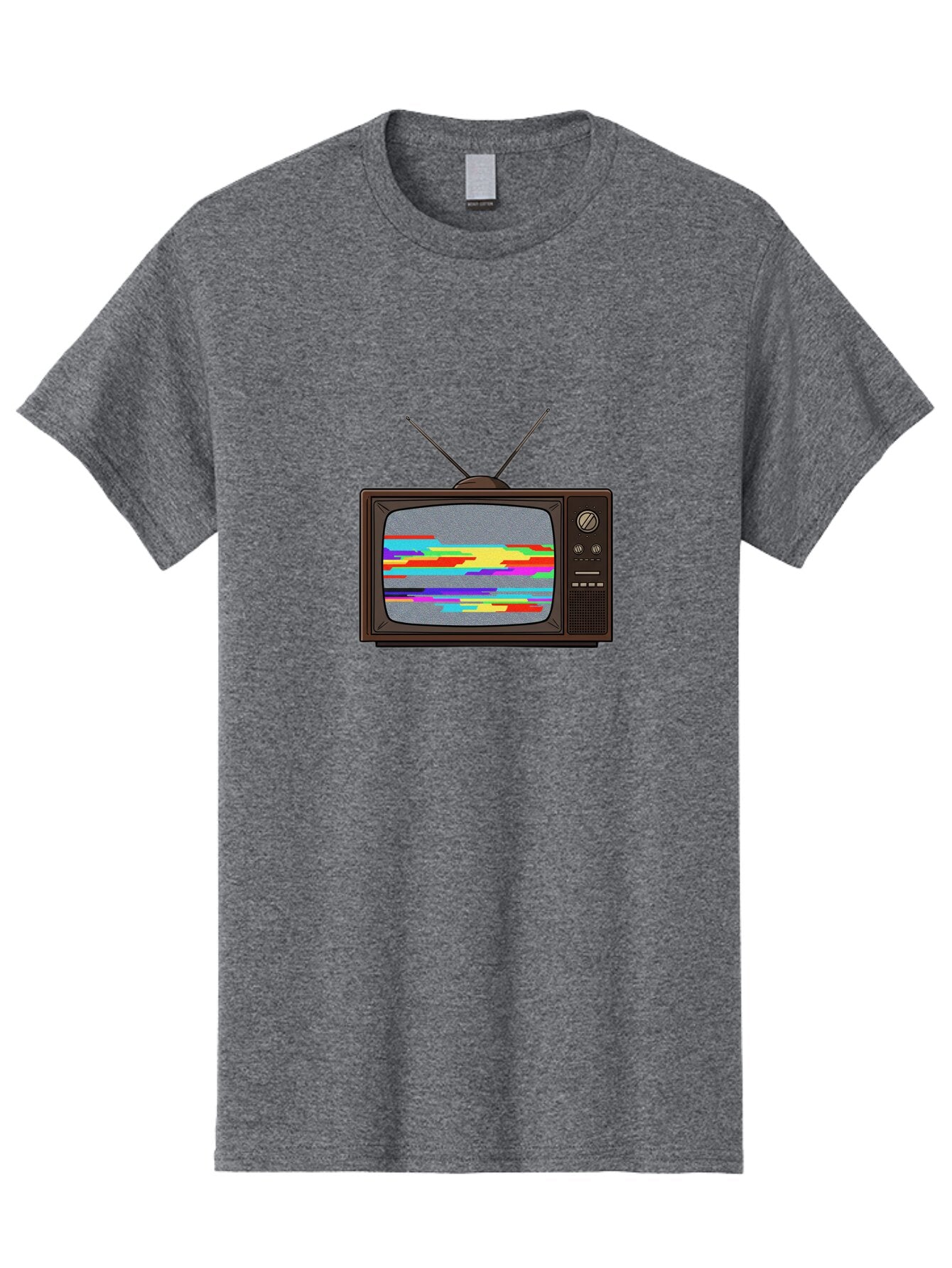 Old-Tv Men'S Graphic Tee, 100% Cotton, Comfortable Casual Summer Wear, Machine Washable, Vintage Camera, Old Camera, Antique Camera, Black Camera, Classic Photography, Photography Equipment, Nostalgic Device, Film Camera, Camera Art Bar225 6