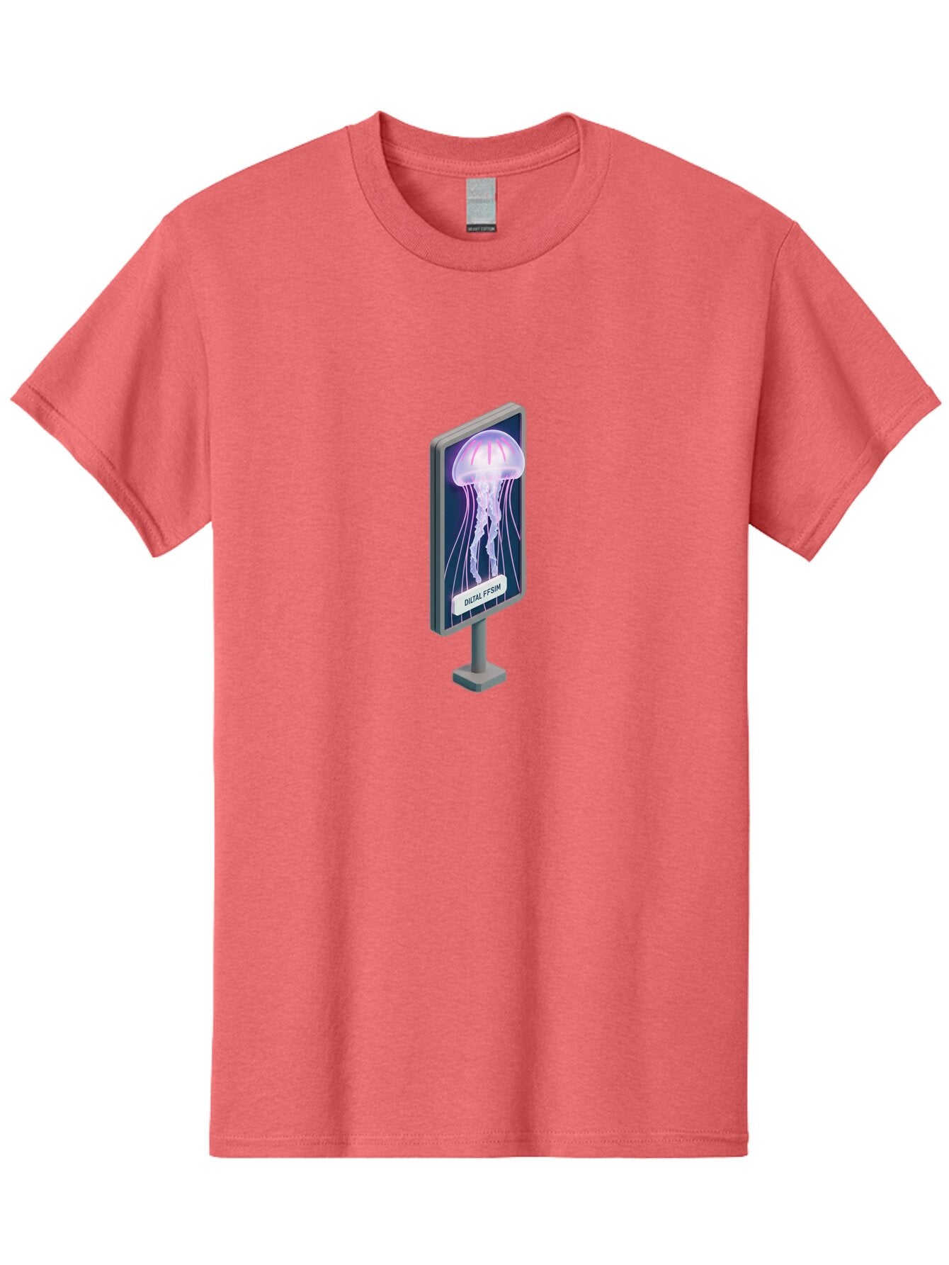 Ooh-F5Hm-Jellyfish-Billboard Men'S Graphic Tee, 100% Cotton, Comfortable Casual Summer Wear, Machine Washable, Vintage Camera, Old Camera, Antique Camera, Black Camera, Classic Photography, Photography Equipment, Nostalgic Device, Film Camera, Bar227 9