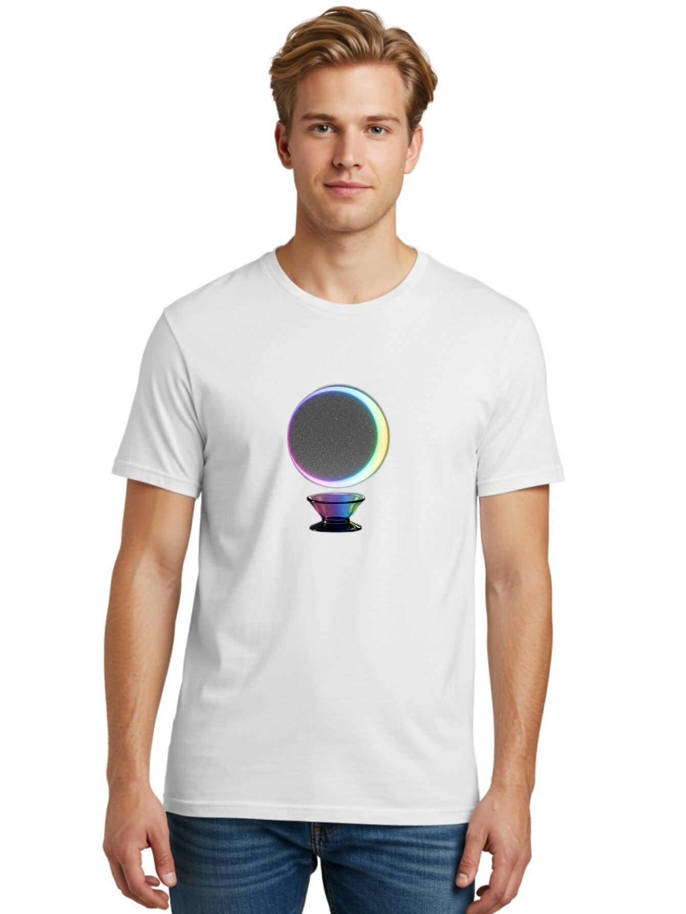 Orb-On-Pedestal Men'S Graphic Tee, 100% Cotton, Comfortable Casual Summer Wear, Machine Washable, Vintage Camera, Old Camera, Antique Camera, Black Camera, Classic Photography, Photography Equipment, Nostalgic Device, Film Camera, Camera Art Bar231 28