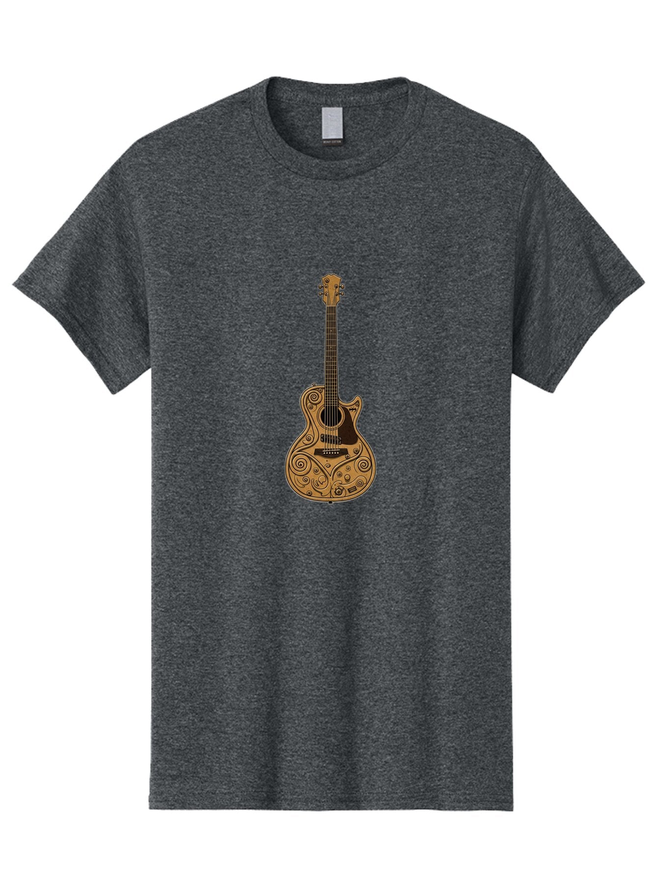 Ornate-Guitar Men'S Graphic Tee, 100% Cotton, Comfortable Casual Summer Wear, Machine Washable, Vintage Camera, Old Camera, Antique Camera, Black Camera, Classic Photography, Photography Equipment, Nostalgic Device, Film Camera, Camera Art Bar235 3