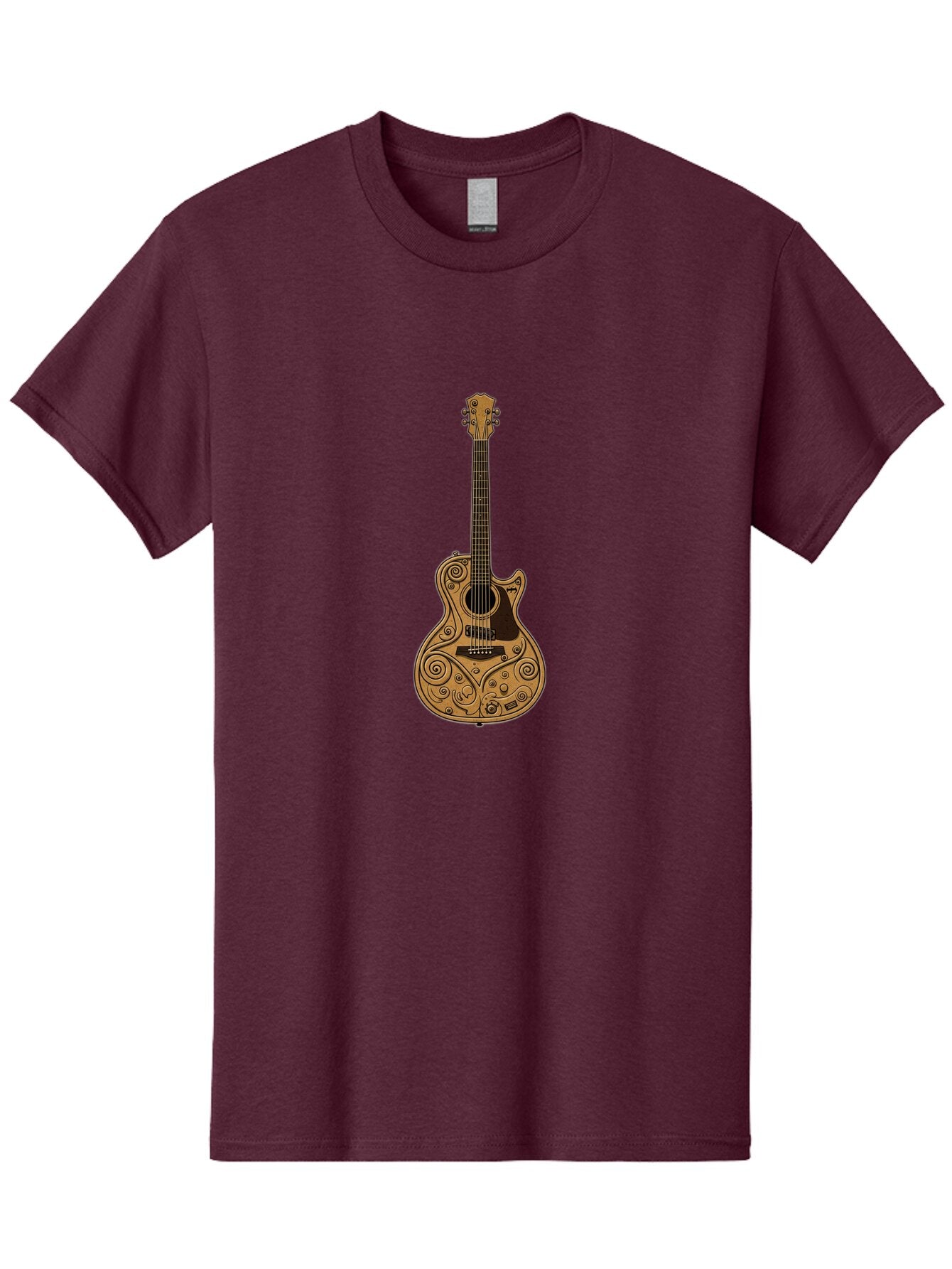 Ornate-Guitar Men'S Graphic Tee, 100% Cotton, Comfortable Casual Summer Wear, Machine Washable, Vintage Camera, Old Camera, Antique Camera, Black Camera, Classic Photography, Photography Equipment, Nostalgic Device, Film Camera, Camera Art Bar235 1