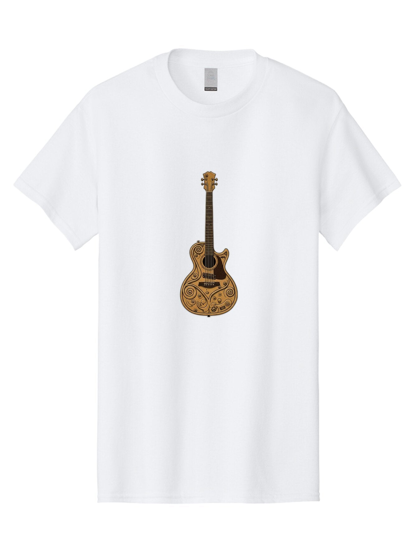 Ornate-Guitar Men'S Graphic Tee, 100% Cotton, Comfortable Casual Summer Wear, Machine Washable, Vintage Camera, Old Camera, Antique Camera, Black Camera, Classic Photography, Photography Equipment, Nostalgic Device, Film Camera, Camera Art Bar235 14