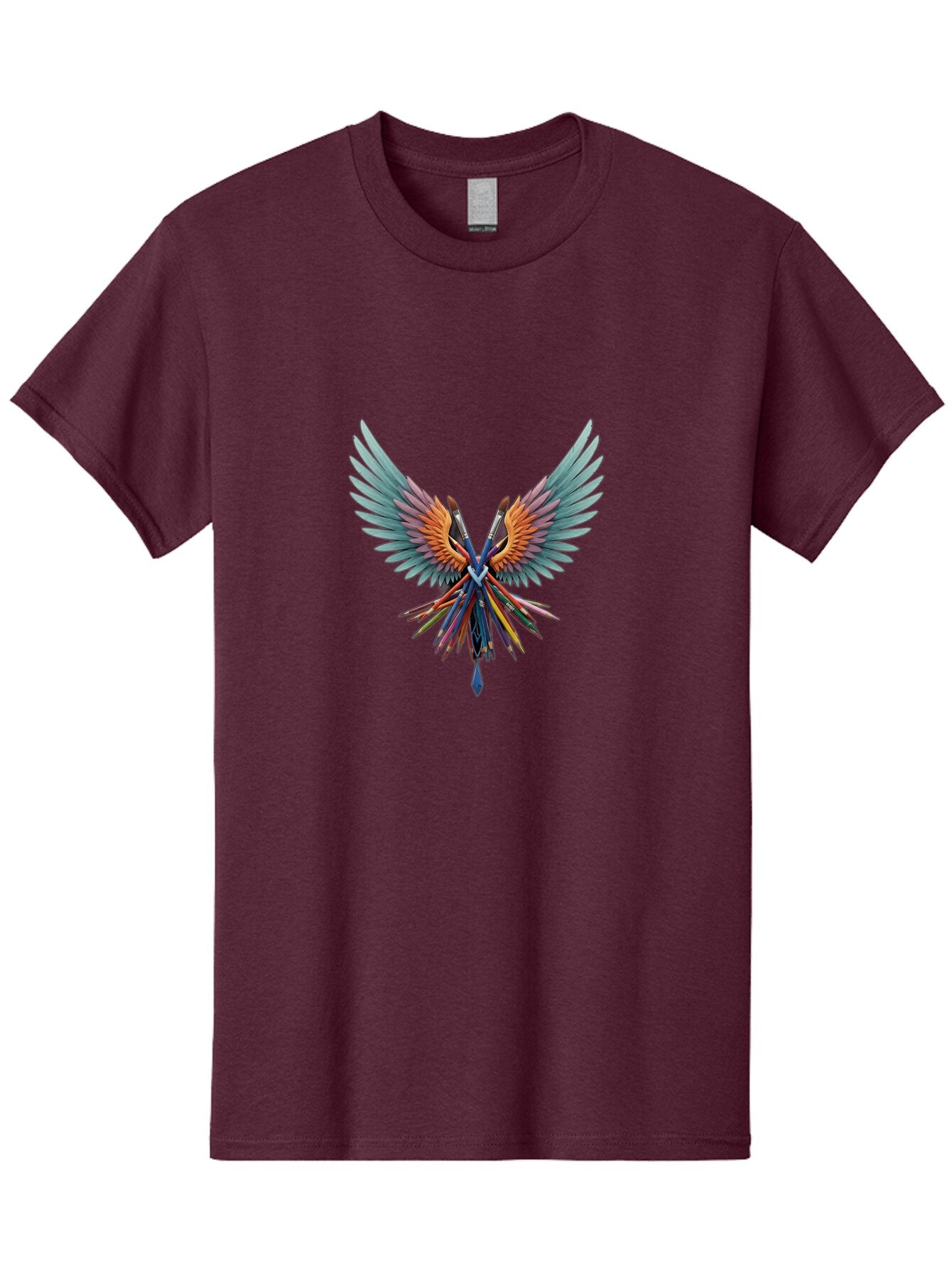 Paintbrush-Phoenix Men'S Graphic Tee, 100% Cotton, Comfortable Casual Summer Wear, Machine Washable, Vintage Camera, Old Camera, Antique Camera, Black Camera, Classic Photography, Photography Equipment, Nostalgic Device, Film Camera, Bar237 2