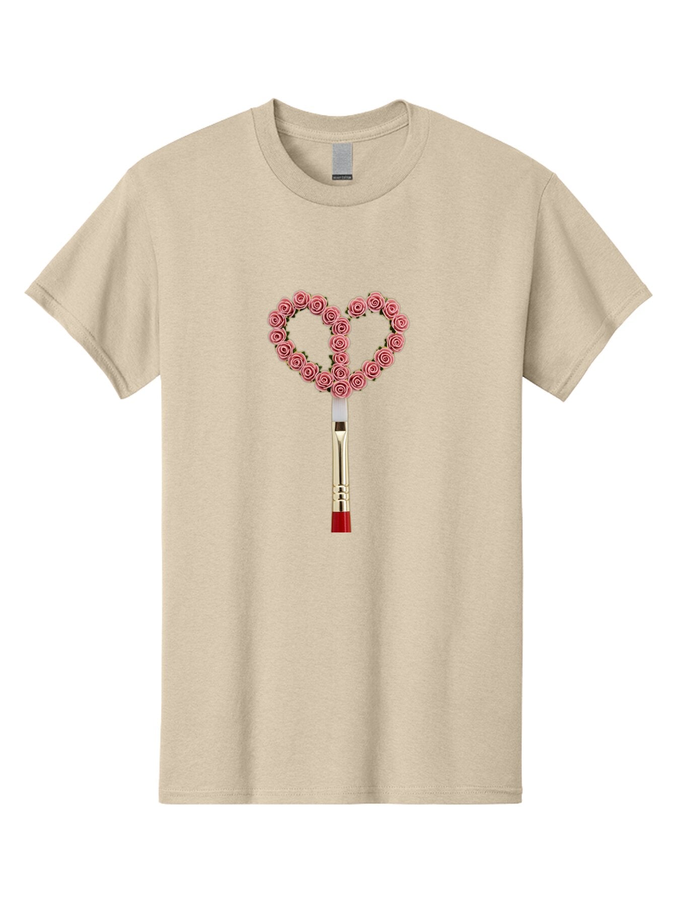 Paintbrush-With-Roses Men'S Graphic Tee, 100% Cotton, Comfortable Casual Summer Wear, Machine Washable, Vintage Camera, Old Camera, Antique Camera, Black Camera, Classic Photography, Photography Equipment, Nostalgic Device, Film Camera, Bar238 13