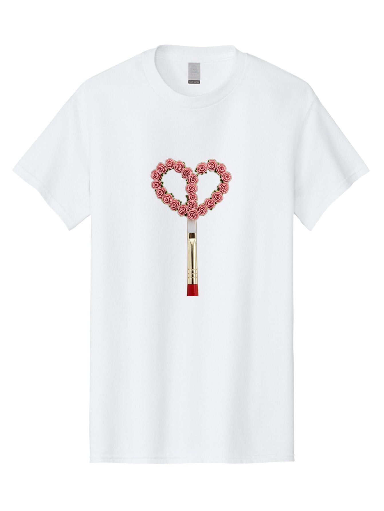 Paintbrush-With-Roses Men'S Graphic Tee, 100% Cotton, Comfortable Casual Summer Wear, Machine Washable, Vintage Camera, Old Camera, Antique Camera, Black Camera, Classic Photography, Photography Equipment, Nostalgic Device, Film Camera, Bar238 1