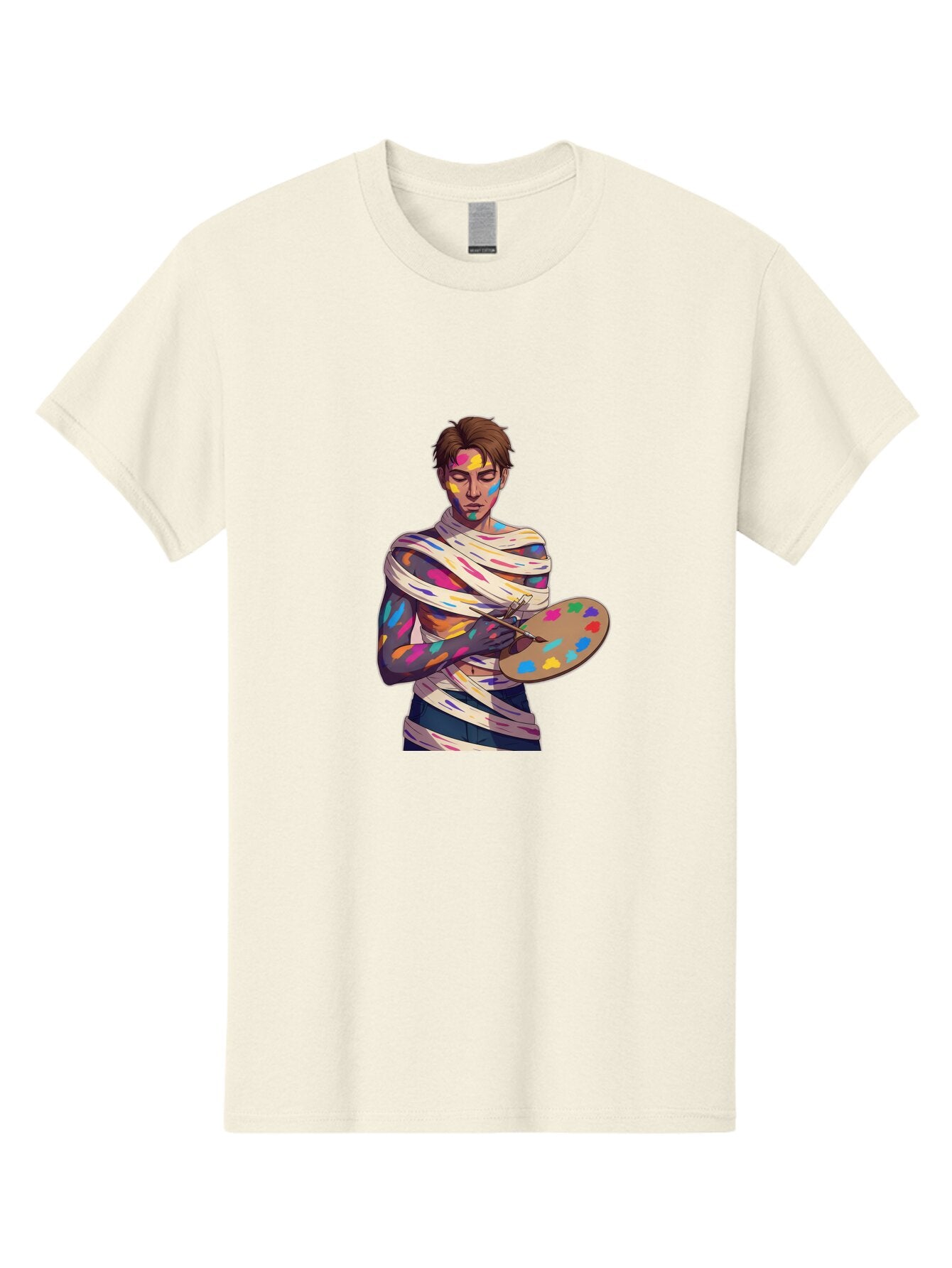 Painter-With-Paint-Splatter Men'S Graphic Tee, 100% Cotton, Comfortable Casual Summer Wear, Machine Washable, Vintage Camera, Old Camera, Antique Camera, Black Camera, Classic Photography, Photography Equipment, Nostalgic Device, Film Camera, Bar239 14