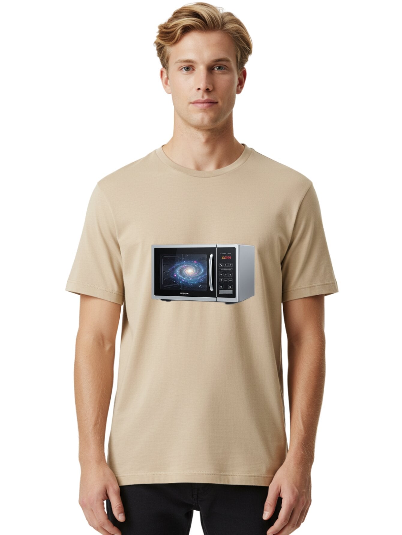 Panasonic-Microwave Men'S Graphic Tee, 100% Cotton, Comfortable Casual Summer Wear, Machine Washable, Vintage Camera, Old Camera, Antique Camera, Black Camera, Classic Photography, Photography Equipment, Nostalgic Device, Film Camera, Bar241 30