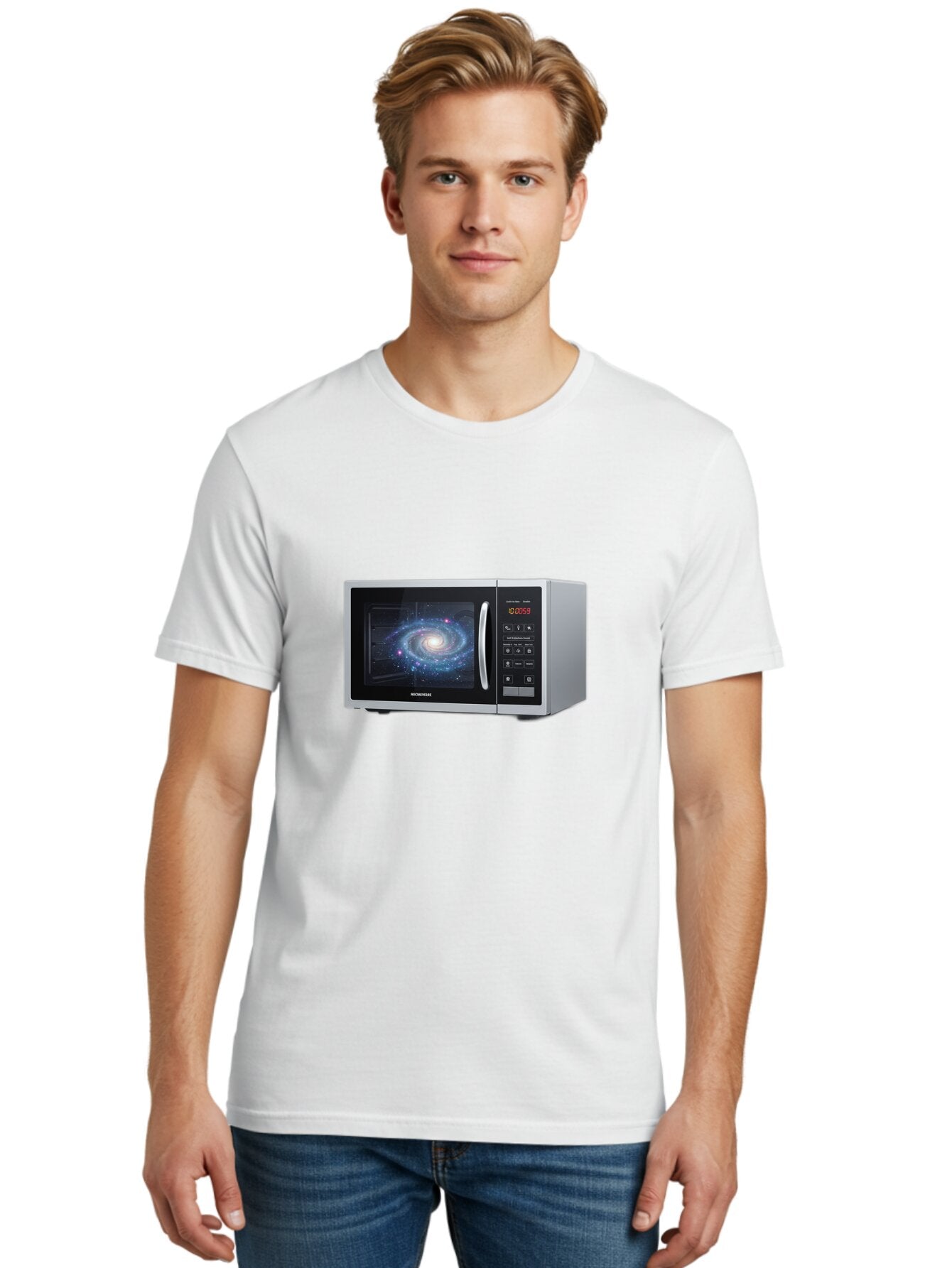 Panasonic-Microwave Men'S Graphic Tee, 100% Cotton, Comfortable Casual Summer Wear, Machine Washable, Vintage Camera, Old Camera, Antique Camera, Black Camera, Classic Photography, Photography Equipment, Nostalgic Device, Film Camera, Bar241 25