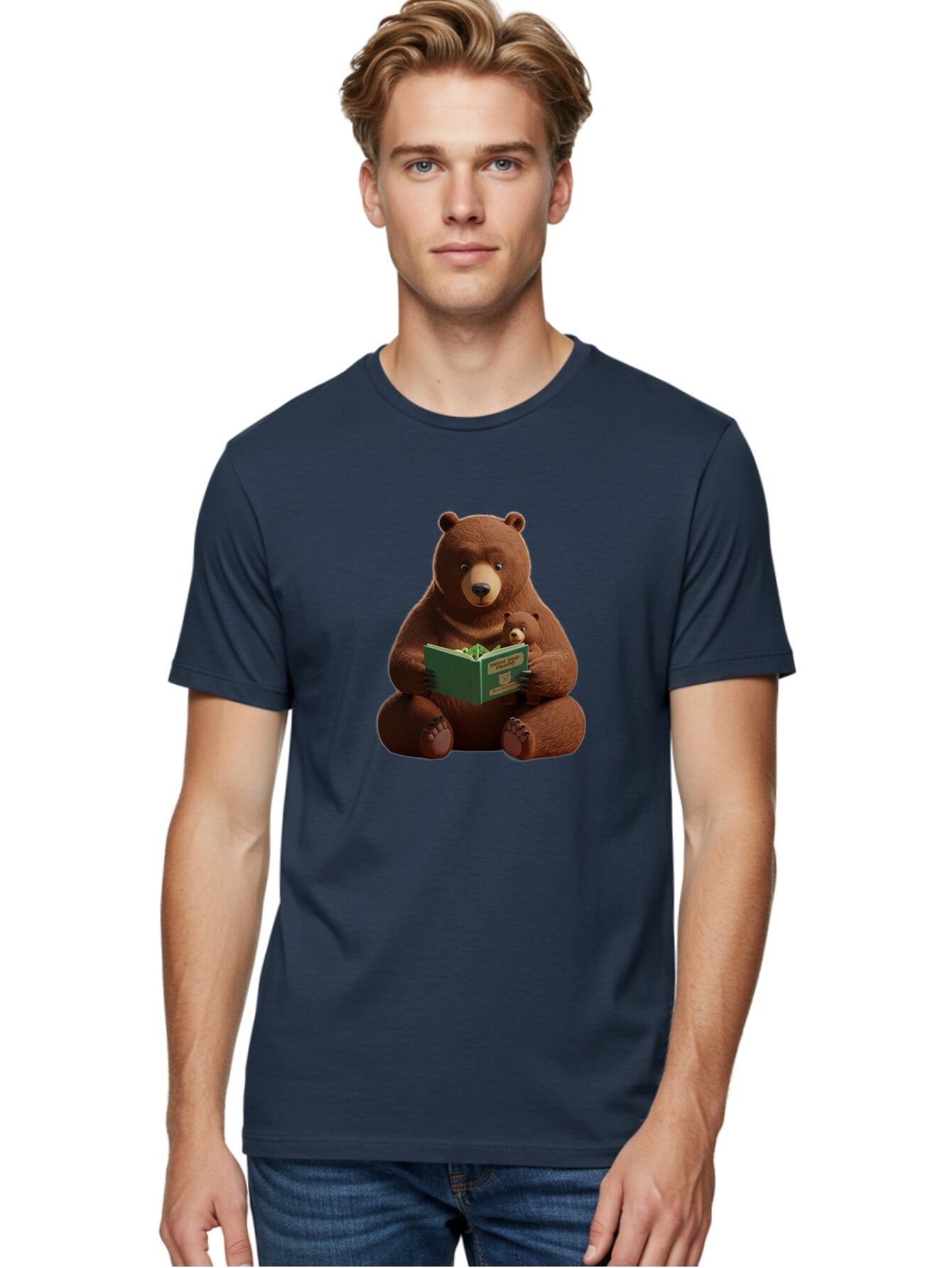 Papa-Bear-And-Little-Bear-Reading Men'S Graphic Tee, 100% Cotton, Comfortable Casual Summer Wear, Machine Washable, Vintage Camera, Old Camera, Antique Camera, Black Camera, Classic Photography, Photography Equipment, Nostalgic Device, Bar242 27