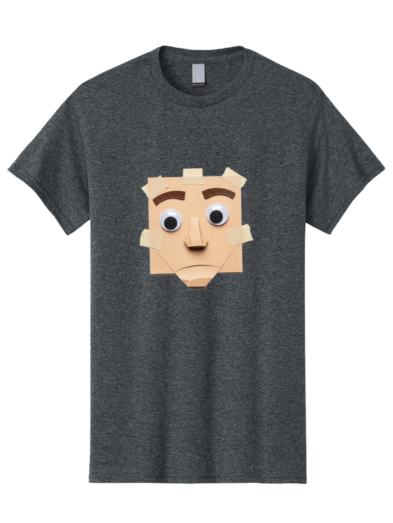 Paper-Bag-Face Men'S Graphic Tee, 100% Cotton, Comfortable Casual Summer Wear, Machine Washable, Vintage Camera, Old Camera, Antique Camera, Black Camera, Classic Photography, Photography Equipment, Nostalgic Device, Film Camera, Camera Art Bar243 1