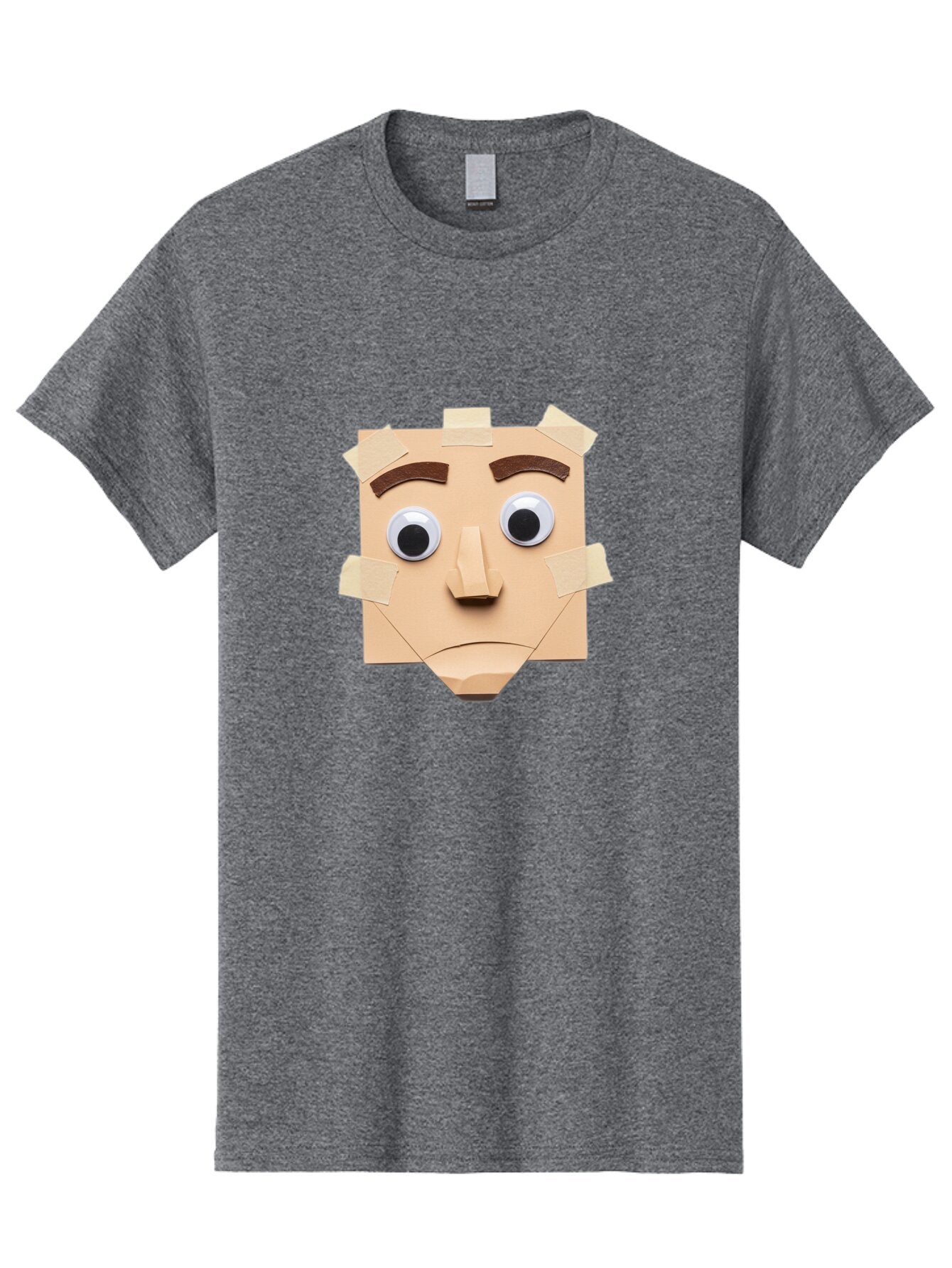 Paper-Bag-Face Men'S Graphic Tee, 100% Cotton, Comfortable Casual Summer Wear, Machine Washable, Vintage Camera, Old Camera, Antique Camera, Black Camera, Classic Photography, Photography Equipment, Nostalgic Device, Film Camera, Camera Art Bar243 3