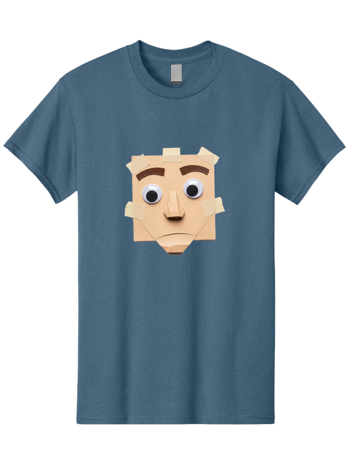 Paper-Bag-Face Men'S Graphic Tee, 100% Cotton, Comfortable Casual Summer Wear, Machine Washable, Vintage Camera, Old Camera, Antique Camera, Black Camera, Classic Photography, Photography Equipment, Nostalgic Device, Film Camera, Camera Art Bar243 6