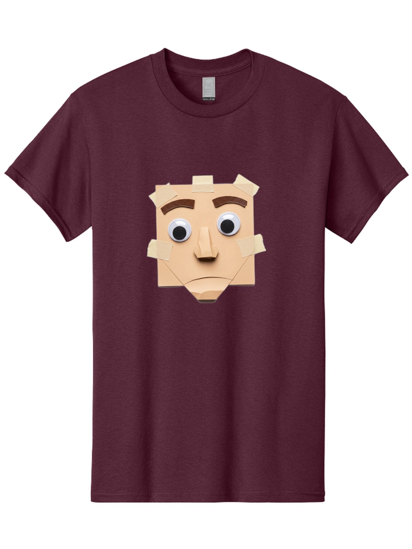 Paper-Bag-Face Men'S Graphic Tee, 100% Cotton, Comfortable Casual Summer Wear, Machine Washable, Vintage Camera, Old Camera, Antique Camera, Black Camera, Classic Photography, Photography Equipment, Nostalgic Device, Film Camera, Camera Art Bar243 11