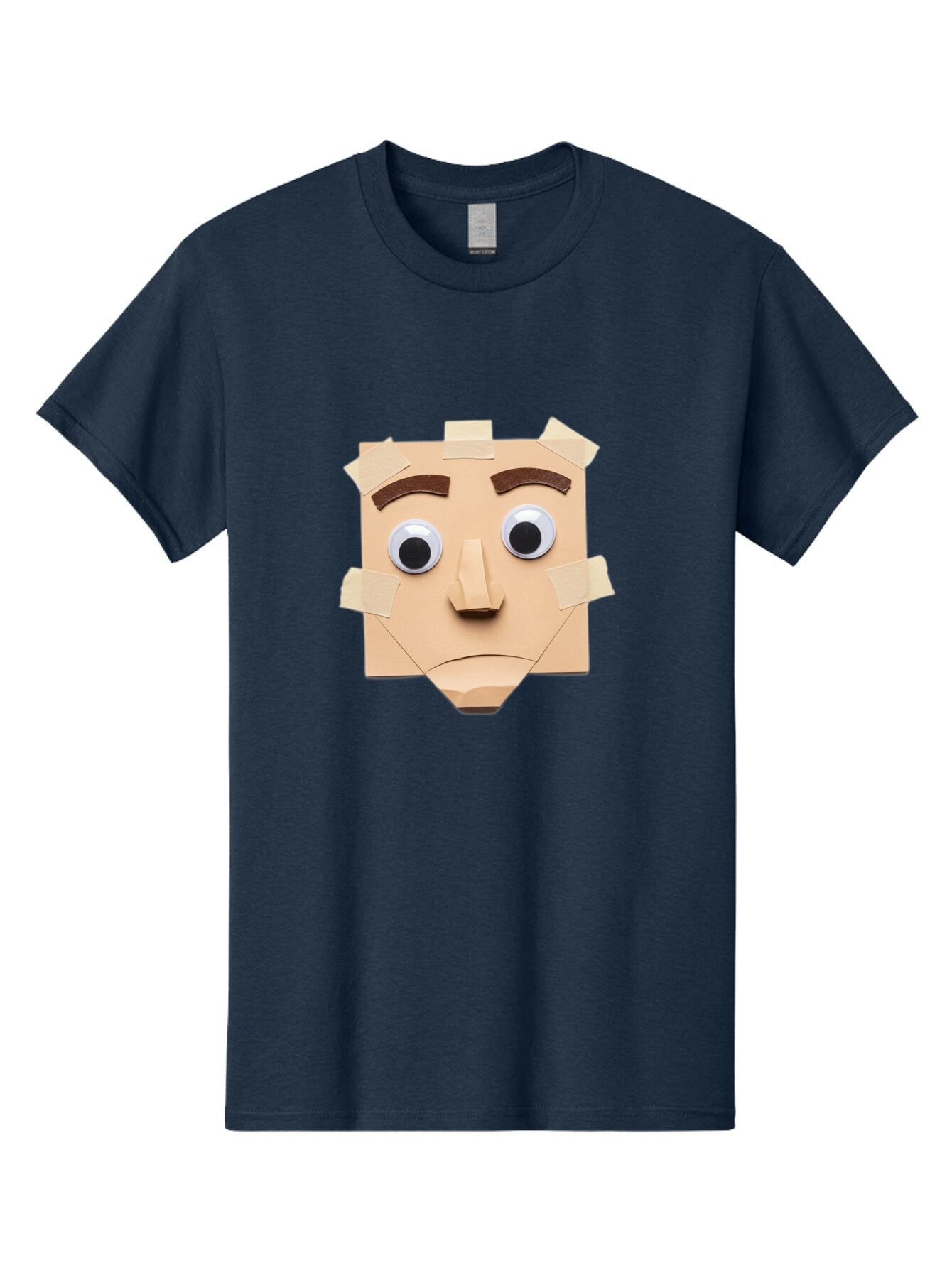Paper-Bag-Face Men'S Graphic Tee, 100% Cotton, Comfortable Casual Summer Wear, Machine Washable, Vintage Camera, Old Camera, Antique Camera, Black Camera, Classic Photography, Photography Equipment, Nostalgic Device, Film Camera, Camera Art Bar243 9