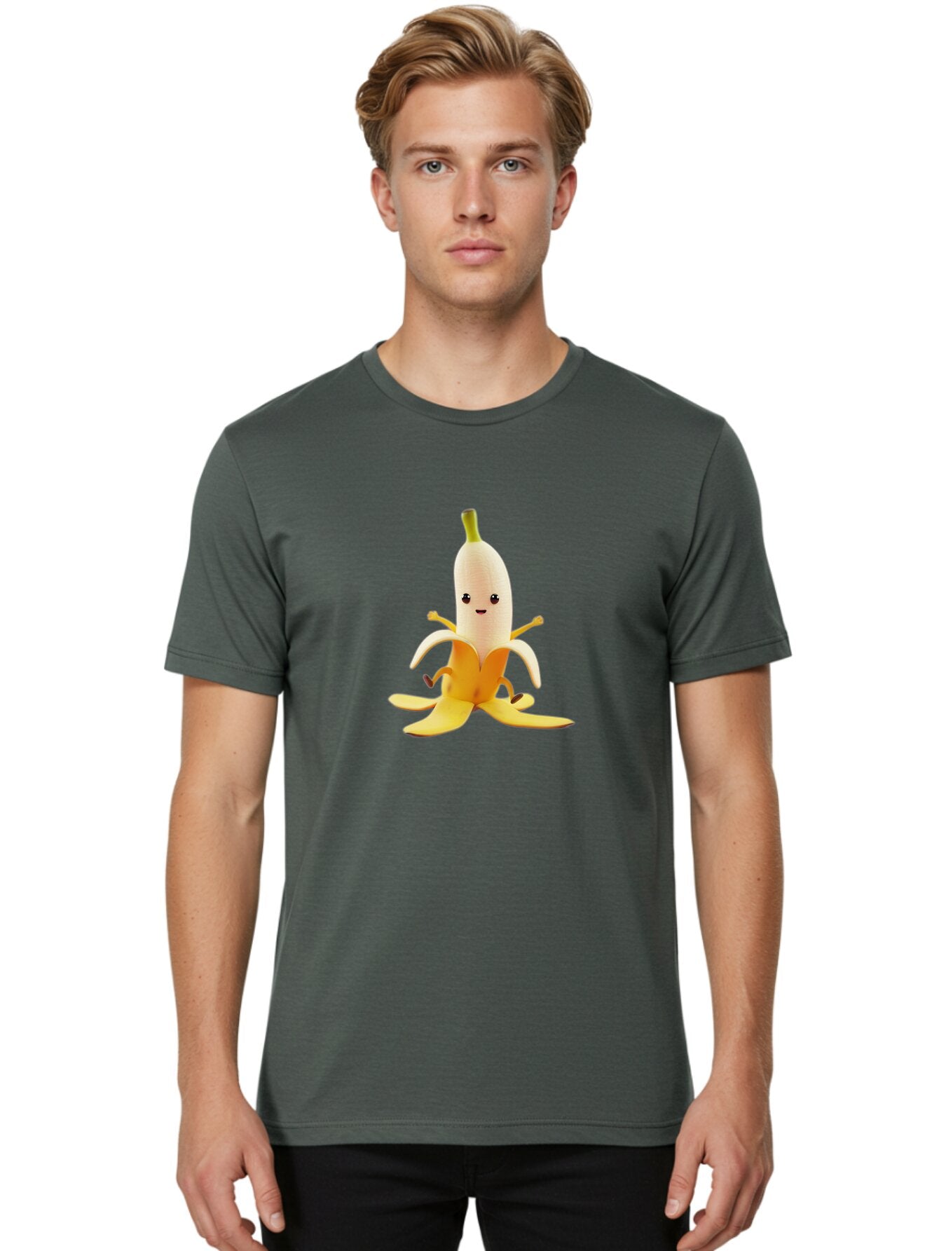 Peeled-Banana-Character Men'S Graphic Tee, 100% Cotton, Comfortable Casual Summer Wear, Machine Washable, Vintage Camera, Old Camera, Antique Camera, Black Camera, Classic Photography, Photography Equipment, Nostalgic Device, Film Camera, Bar248 29