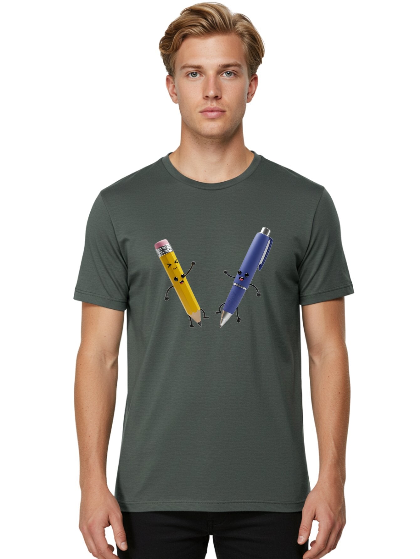 Pencil-And-Pen Men'S Graphic Tee, 100% Cotton, Comfortable Casual Summer Wear, Machine Washable, Vintage Camera, Old Camera, Antique Camera, Black Camera, Classic Photography, Photography Equipment, Nostalgic Device, Film Camera, Camera Art Bar249 26