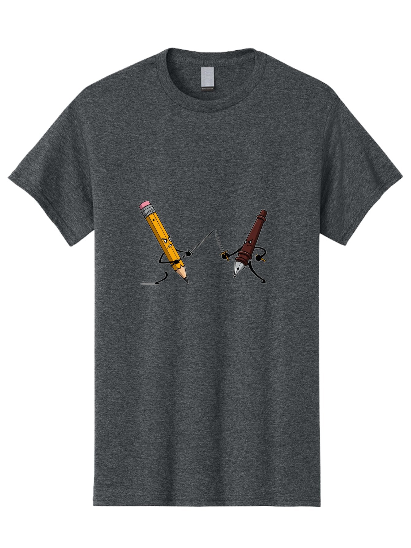 Pencil-Vs-Pen Men'S Graphic Tee, 100% Cotton, Comfortable Casual Summer Wear, Machine Washable, Vintage Camera, Old Camera, Antique Camera, Black Camera, Classic Photography, Photography Equipment, Nostalgic Device, Film Camera, Camera Art Bar253 7