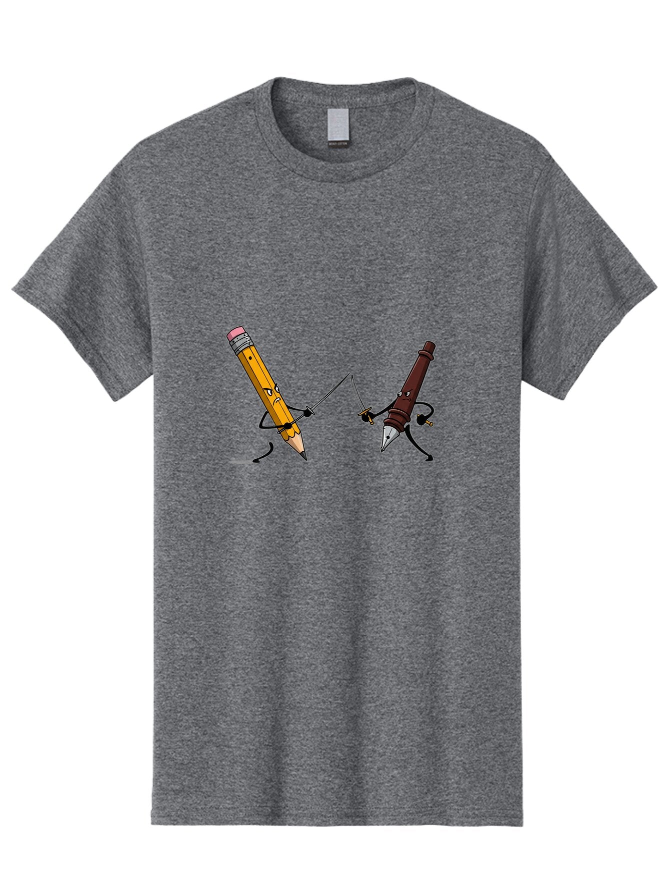 Pencil-Vs-Pen Men'S Graphic Tee, 100% Cotton, Comfortable Casual Summer Wear, Machine Washable, Vintage Camera, Old Camera, Antique Camera, Black Camera, Classic Photography, Photography Equipment, Nostalgic Device, Film Camera, Camera Art Bar253 6