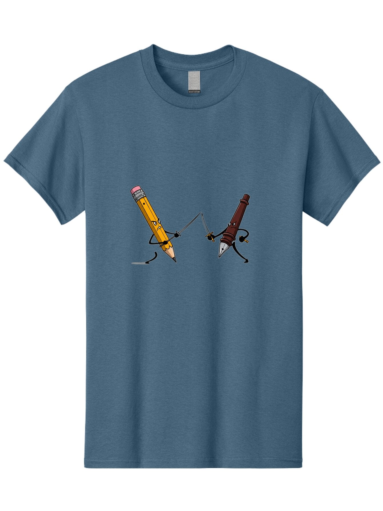 Pencil-Vs-Pen Men'S Graphic Tee, 100% Cotton, Comfortable Casual Summer Wear, Machine Washable, Vintage Camera, Old Camera, Antique Camera, Black Camera, Classic Photography, Photography Equipment, Nostalgic Device, Film Camera, Camera Art Bar253 12