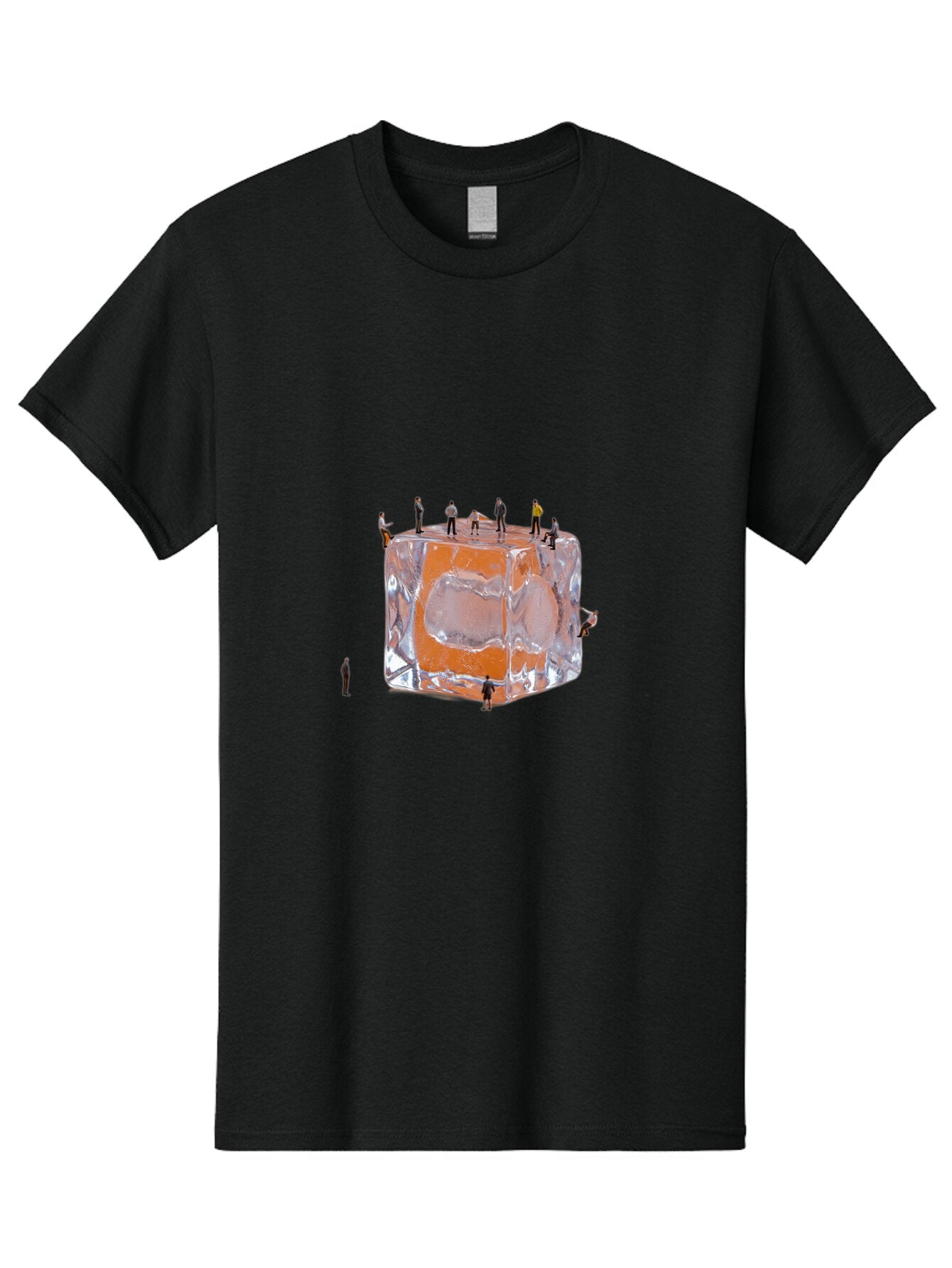People-Surrounding-Ice-Cube Men'S Graphic Tee, 100% Cotton, Comfortable Casual Summer Wear, Machine Washable, Vintage Camera, Old Camera, Antique Camera, Black Camera, Classic Photography, Photography Equipment, Nostalgic Device, Film Camera, Bar255 2