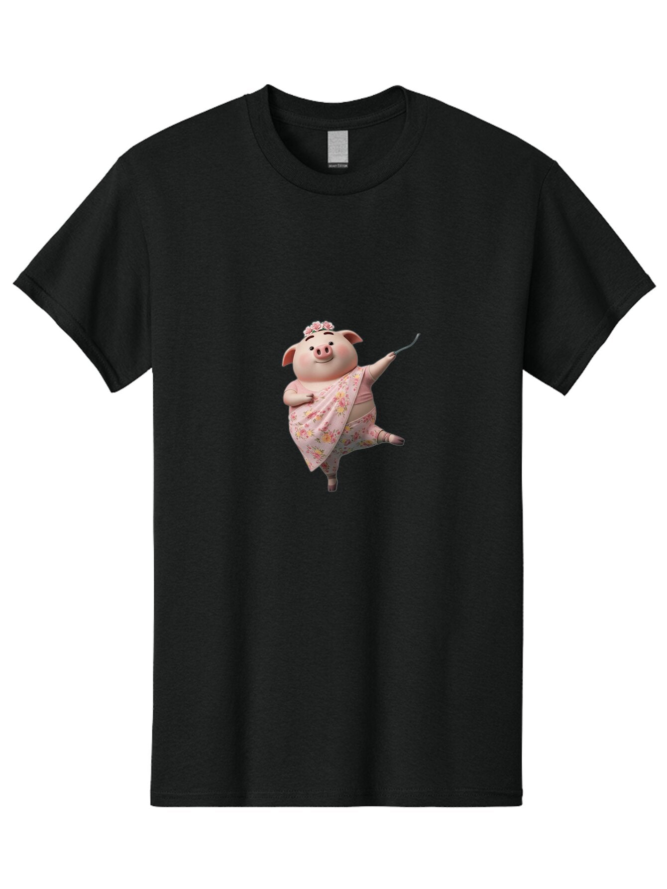 Pig-In-Floral-Outfit Men'S Graphic Tee, 100% Cotton, Comfortable Casual Summer Wear, Machine Washable, Vintage Camera, Old Camera, Antique Camera, Black Camera, Classic Photography, Photography Equipment, Nostalgic Device, Film Camera, Bar259 5