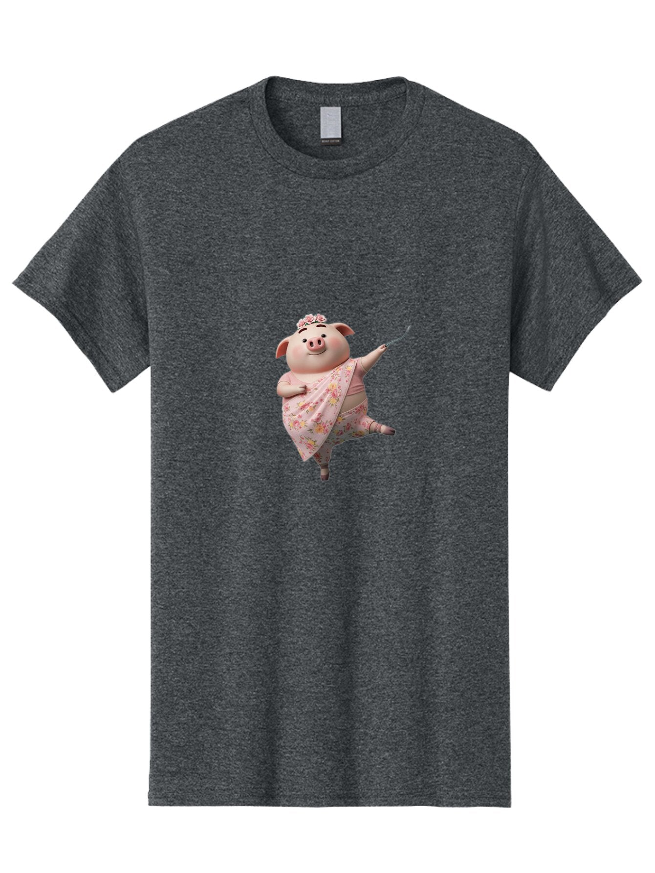 Pig-In-Floral-Outfit Men'S Graphic Tee, 100% Cotton, Comfortable Casual Summer Wear, Machine Washable, Vintage Camera, Old Camera, Antique Camera, Black Camera, Classic Photography, Photography Equipment, Nostalgic Device, Film Camera, Bar259 6