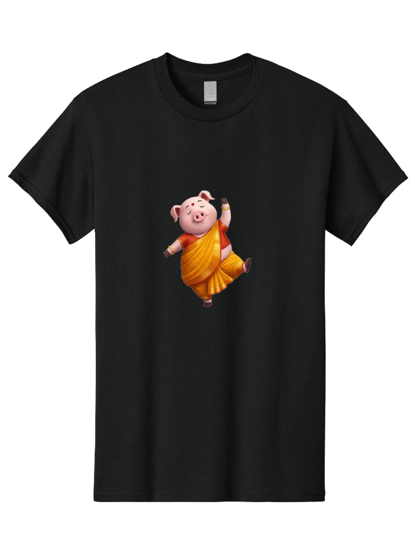 Pig-In-Saree-1 Men'S Graphic Tee, 100% Cotton, Comfortable Casual Summer Wear, Machine Washable, Vintage Camera, Old Camera, Antique Camera, Black Camera, Classic Photography, Photography Equipment, Nostalgic Device, Film Camera, Camera Art Bar260 3