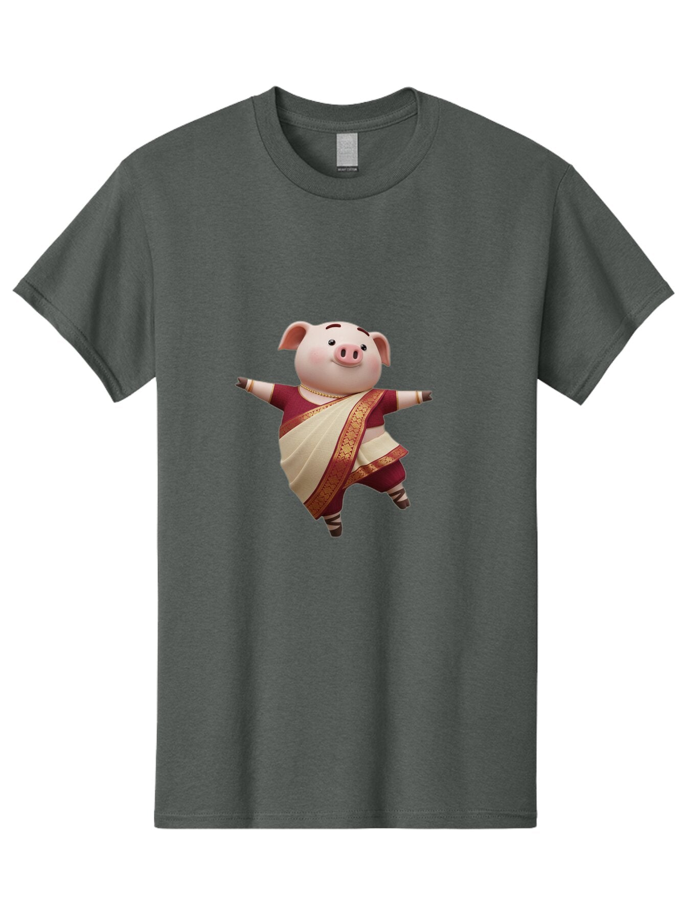 Pig-In-Saree-2 Men'S Graphic Tee, 100% Cotton, Comfortable Casual Summer Wear, Machine Washable, Vintage Camera, Old Camera, Antique Camera, Black Camera, Classic Photography, Photography Equipment, Nostalgic Device, Film Camera, Camera Art Bar261 2