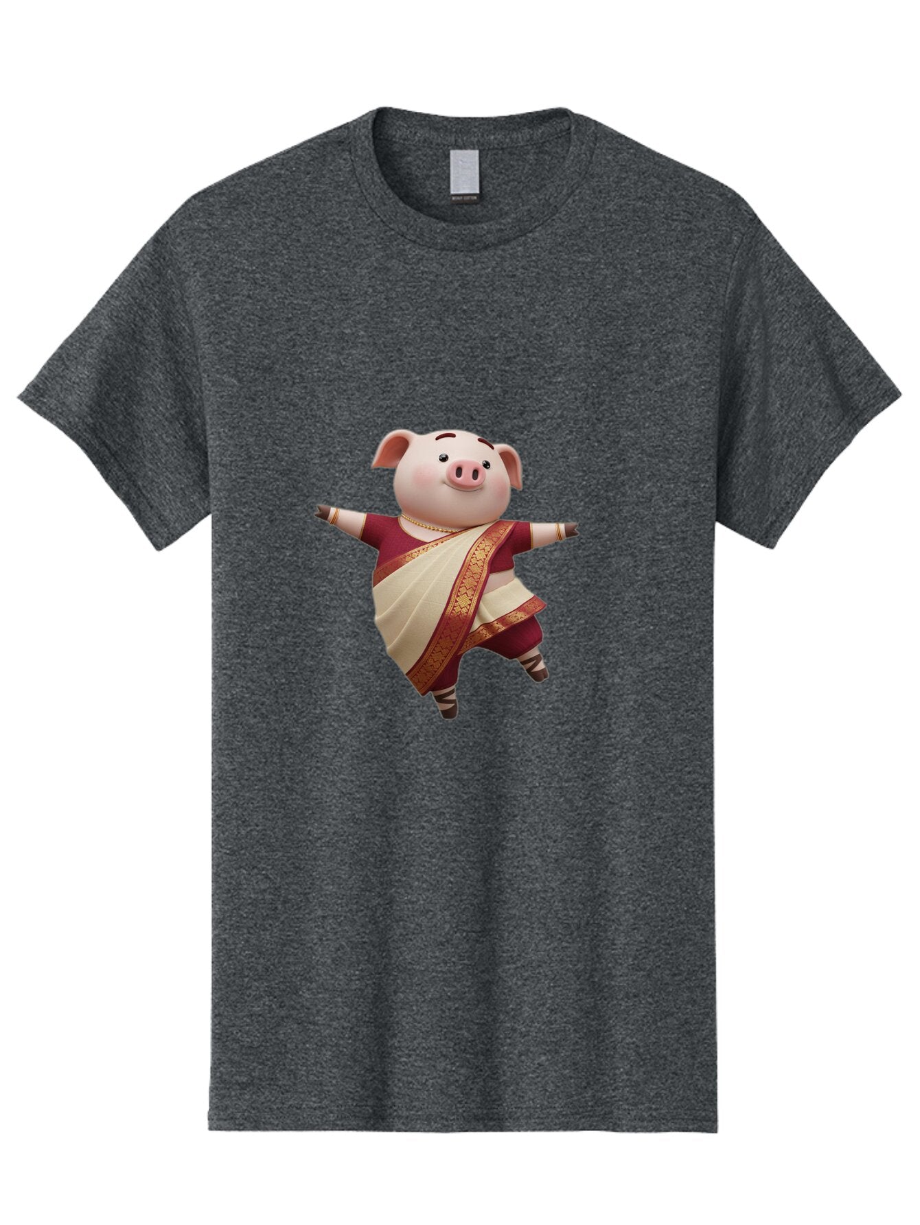Pig-In-Saree-2 Men'S Graphic Tee, 100% Cotton, Comfortable Casual Summer Wear, Machine Washable, Vintage Camera, Old Camera, Antique Camera, Black Camera, Classic Photography, Photography Equipment, Nostalgic Device, Film Camera, Camera Art Bar261 3