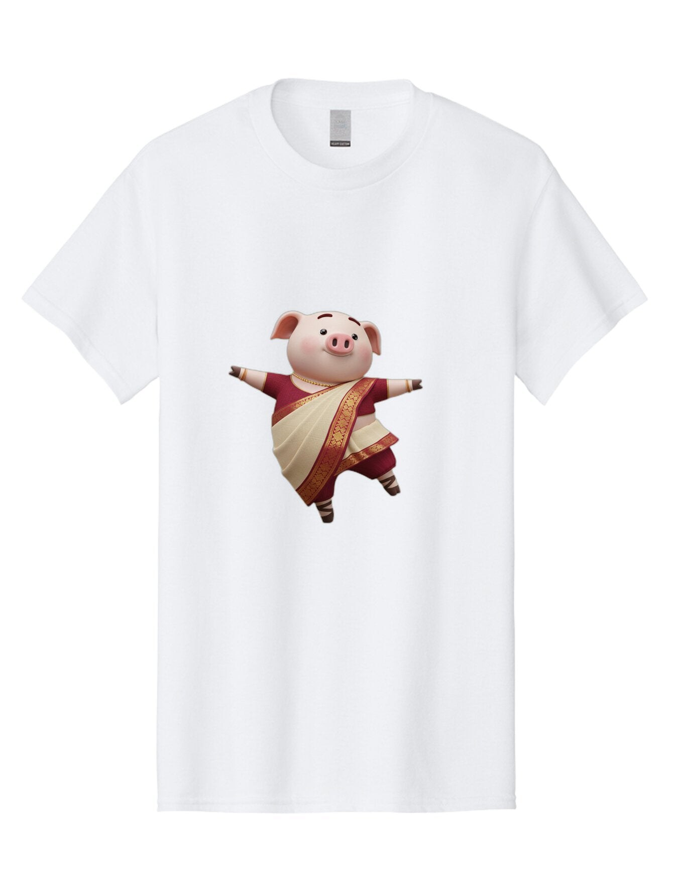 Pig-In-Saree-2 Men'S Graphic Tee, 100% Cotton, Comfortable Casual Summer Wear, Machine Washable, Vintage Camera, Old Camera, Antique Camera, Black Camera, Classic Photography, Photography Equipment, Nostalgic Device, Film Camera, Camera Art Bar261 14
