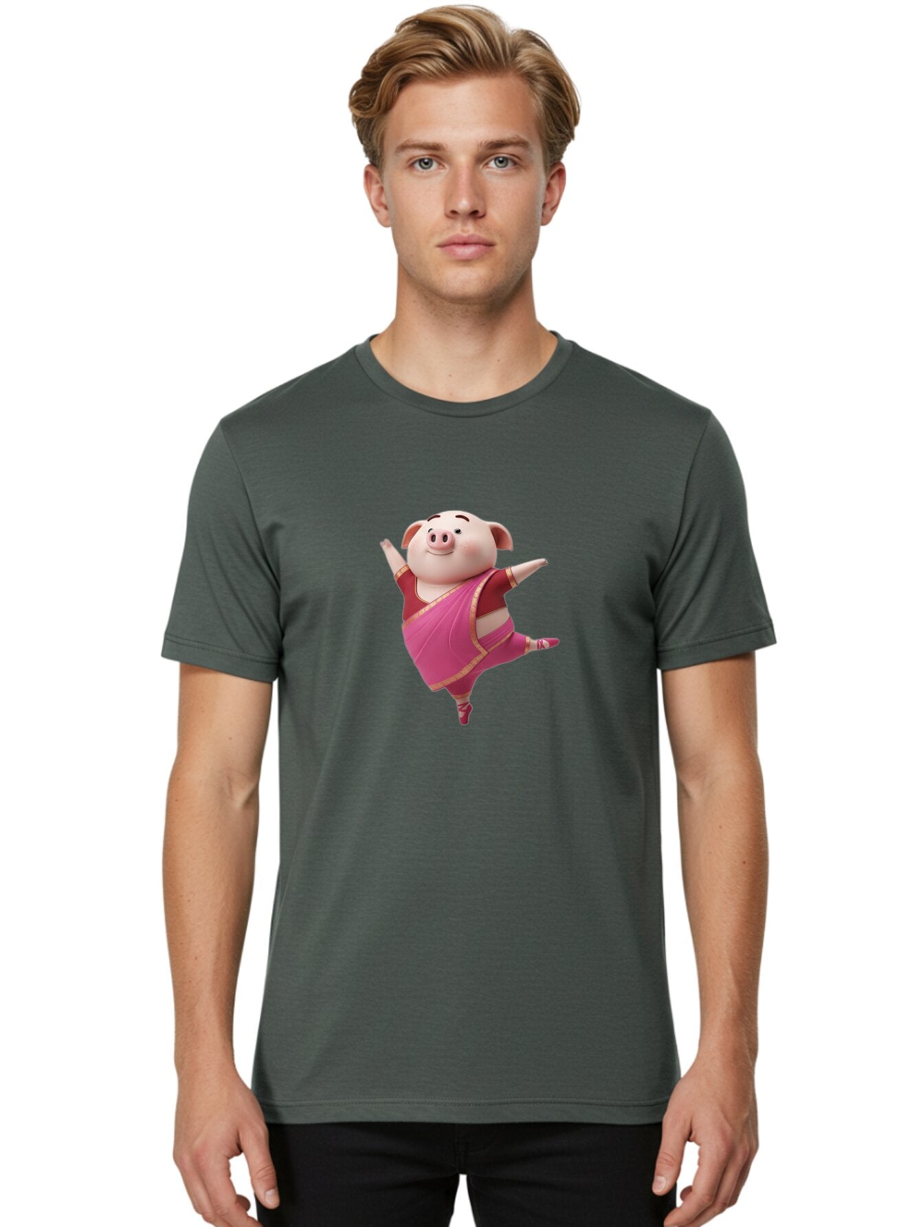 Pig-In-Saree Men'S Graphic Tee, 100% Cotton, Comfortable Casual Summer Wear, Machine Washable, Vintage Camera, Old Camera, Antique Camera, Black Camera, Classic Photography, Photography Equipment, Nostalgic Device, Film Camera, Camera Art Bar262 30