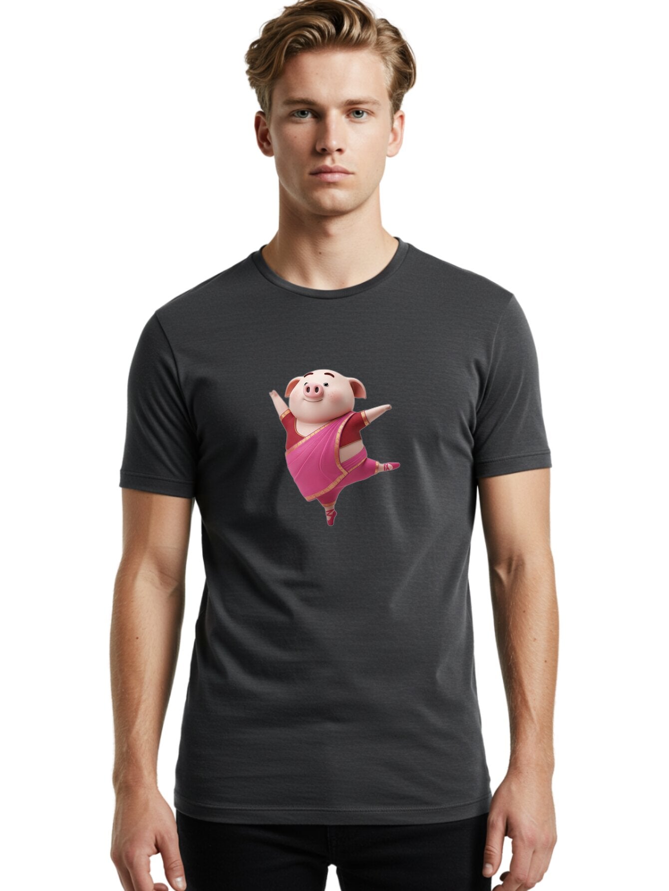 Pig-In-Saree Men'S Graphic Tee, 100% Cotton, Comfortable Casual Summer Wear, Machine Washable, Vintage Camera, Old Camera, Antique Camera, Black Camera, Classic Photography, Photography Equipment, Nostalgic Device, Film Camera, Camera Art Bar262 20