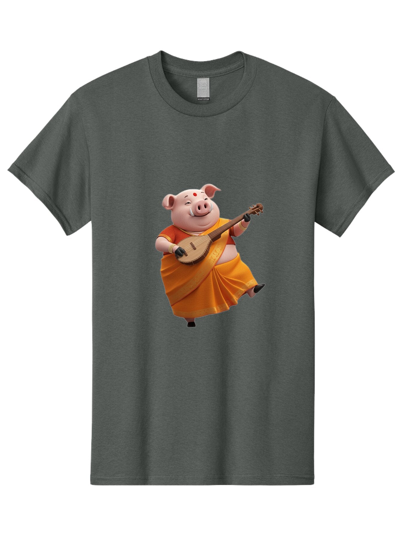 Pig-Playing-Lute Men'S Graphic Tee, 100% Cotton, Comfortable Casual Summer Wear, Machine Washable, Vintage Camera, Old Camera, Antique Camera, Black Camera, Classic Photography, Photography Equipment, Nostalgic Device, Film Camera, Camera Art Bar264 10