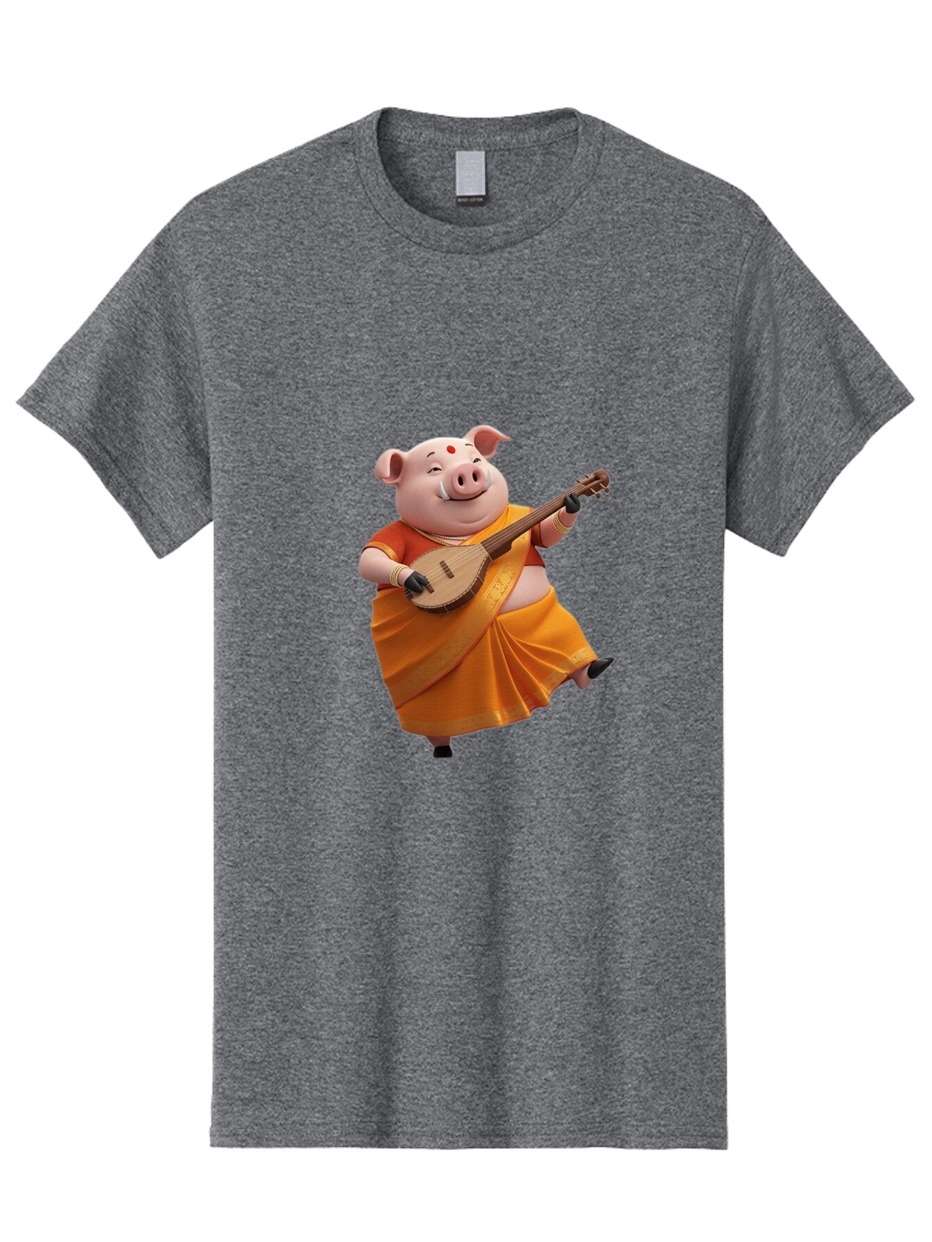 Pig-Playing-Lute Men'S Graphic Tee, 100% Cotton, Comfortable Casual Summer Wear, Machine Washable, Vintage Camera, Old Camera, Antique Camera, Black Camera, Classic Photography, Photography Equipment, Nostalgic Device, Film Camera, Camera Art Bar264 7