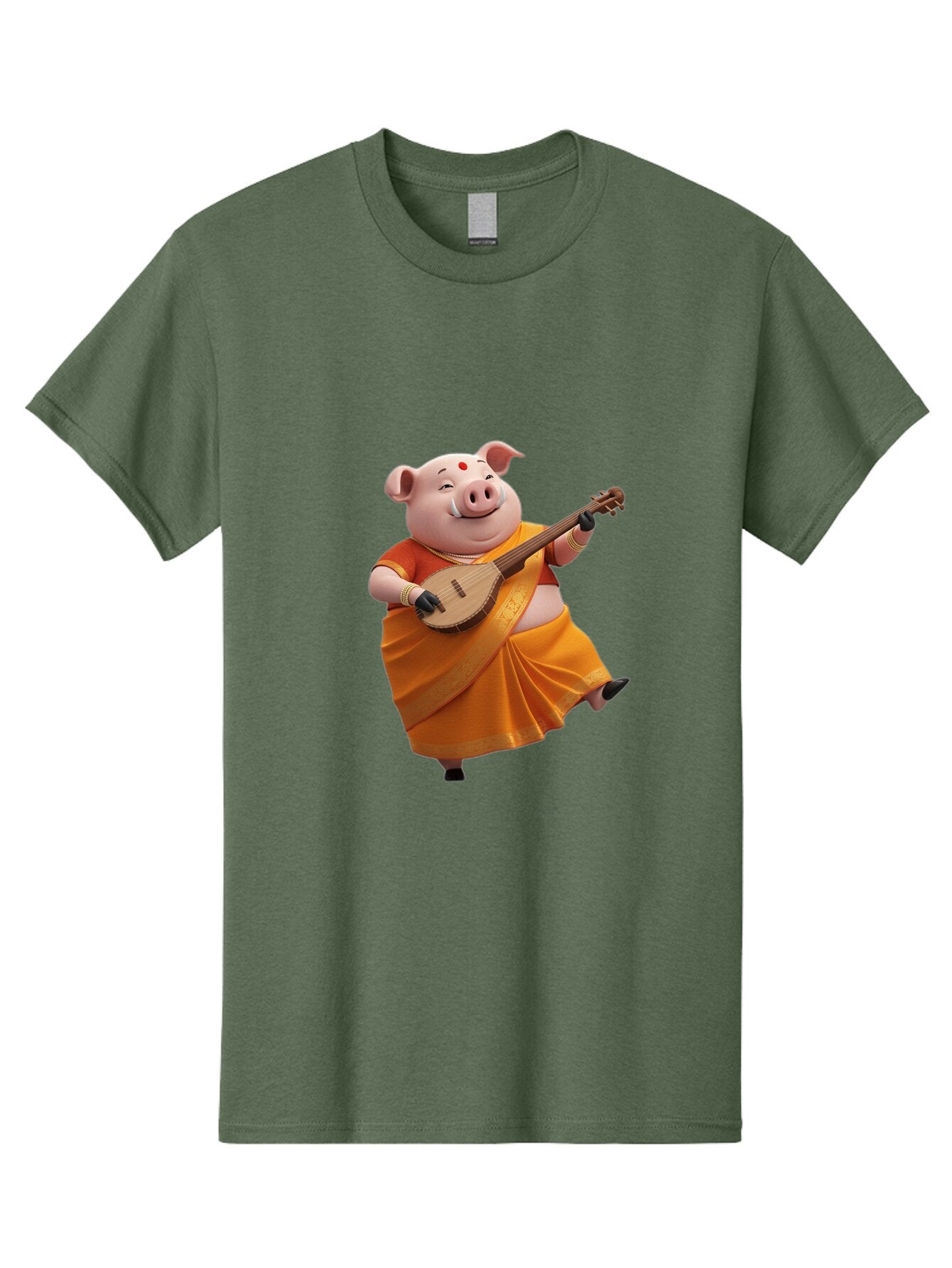 Pig-Playing-Lute Men'S Graphic Tee, 100% Cotton, Comfortable Casual Summer Wear, Machine Washable, Vintage Camera, Old Camera, Antique Camera, Black Camera, Classic Photography, Photography Equipment, Nostalgic Device, Film Camera, Camera Art Bar264 5