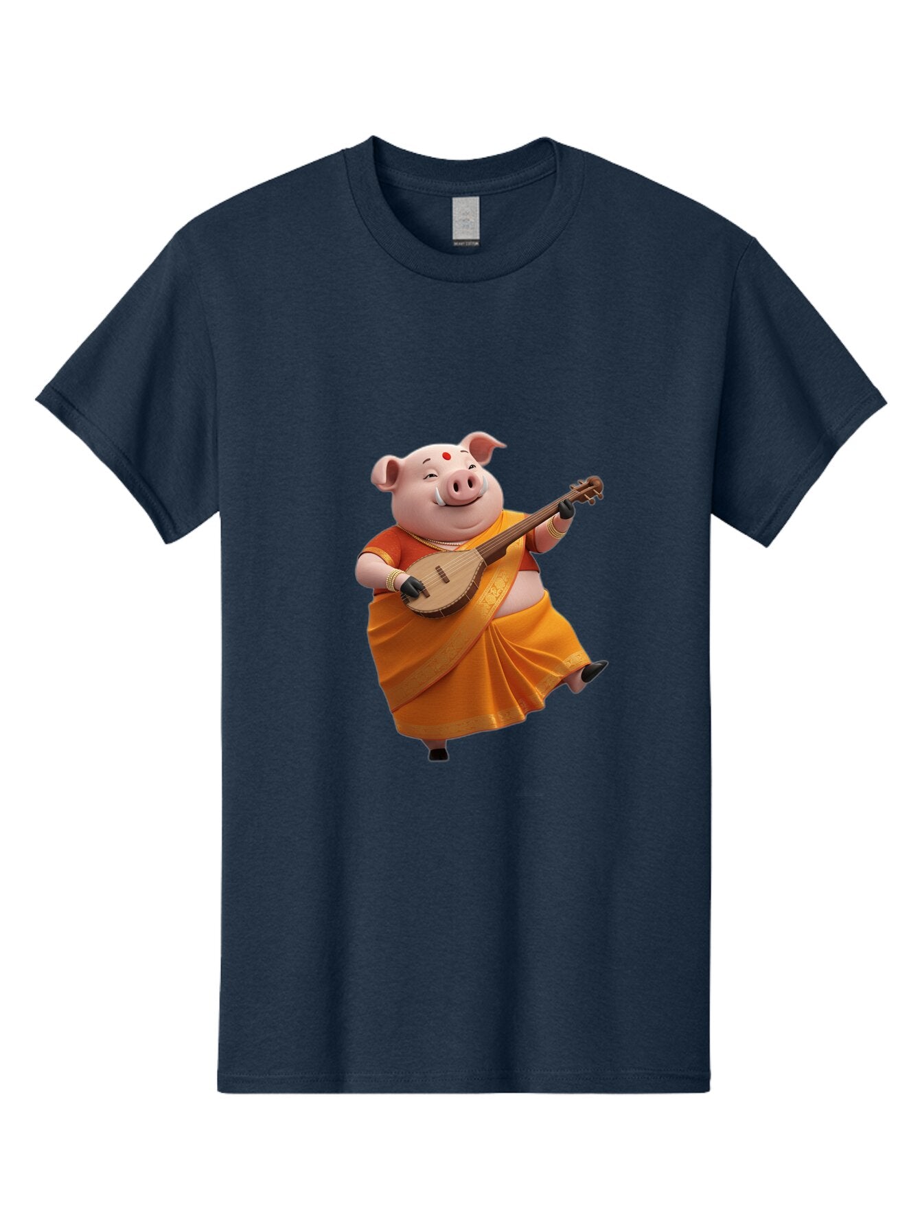 Pig-Playing-Lute Men'S Graphic Tee, 100% Cotton, Comfortable Casual Summer Wear, Machine Washable, Vintage Camera, Old Camera, Antique Camera, Black Camera, Classic Photography, Photography Equipment, Nostalgic Device, Film Camera, Camera Art Bar264 14