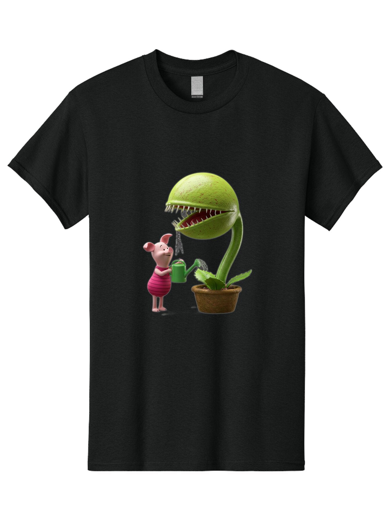Pig-Watering-Venus-Flytrap Men'S Graphic Tee, 100% Cotton, Comfortable Casual Summer Wear, Machine Washable, Vintage Camera, Old Camera, Antique Camera, Black Camera, Classic Photography, Photography Equipment, Nostalgic Device, Film Camera, Bar266 9