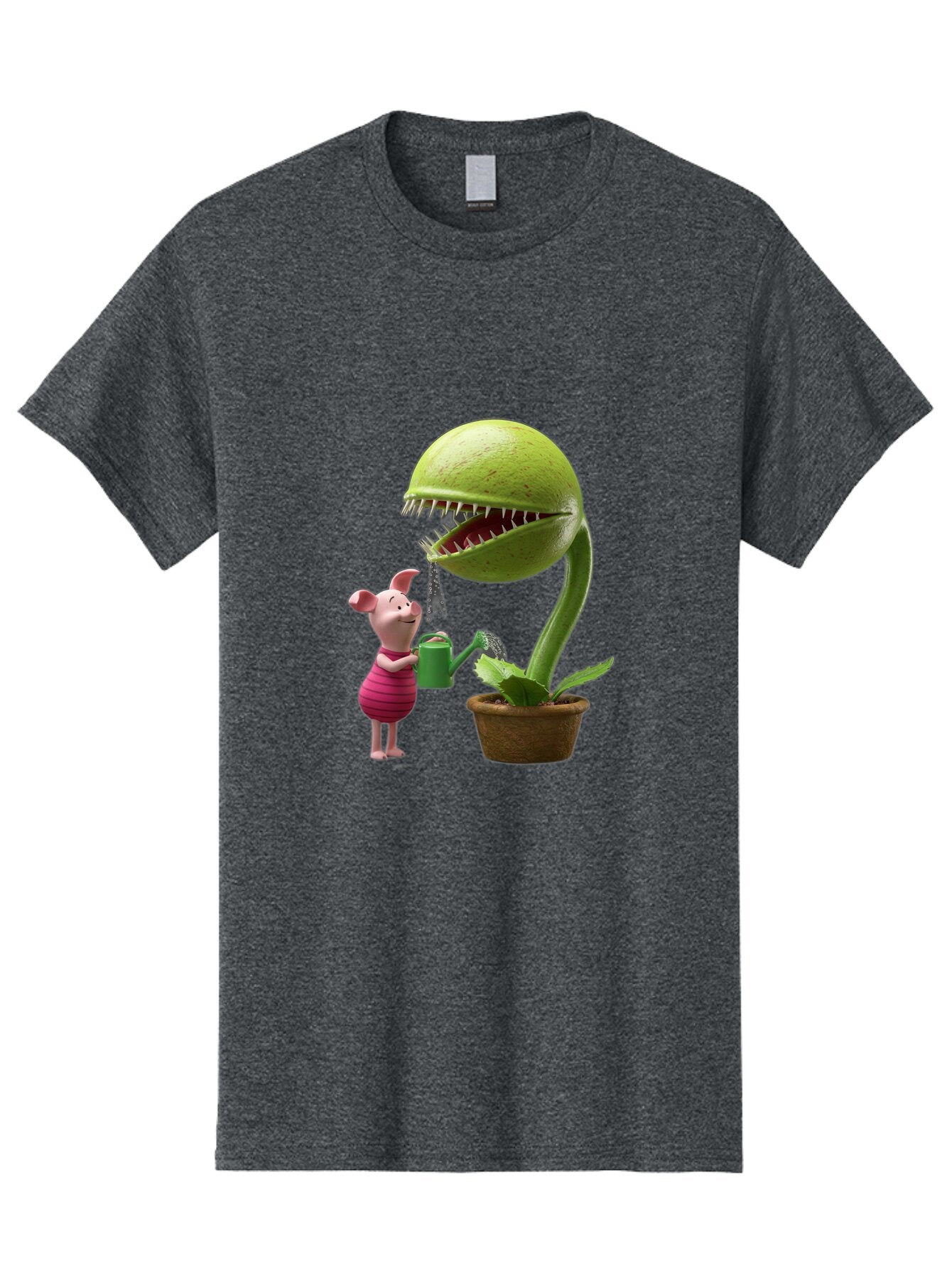 Pig-Watering-Venus-Flytrap Men'S Graphic Tee, 100% Cotton, Comfortable Casual Summer Wear, Machine Washable, Vintage Camera, Old Camera, Antique Camera, Black Camera, Classic Photography, Photography Equipment, Nostalgic Device, Film Camera, Bar266 6