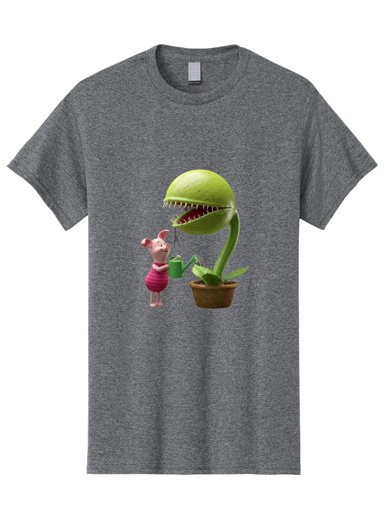 Pig-Watering-Venus-Flytrap Men'S Graphic Tee, 100% Cotton, Comfortable Casual Summer Wear, Machine Washable, Vintage Camera, Old Camera, Antique Camera, Black Camera, Classic Photography, Photography Equipment, Nostalgic Device, Film Camera, Bar266 1