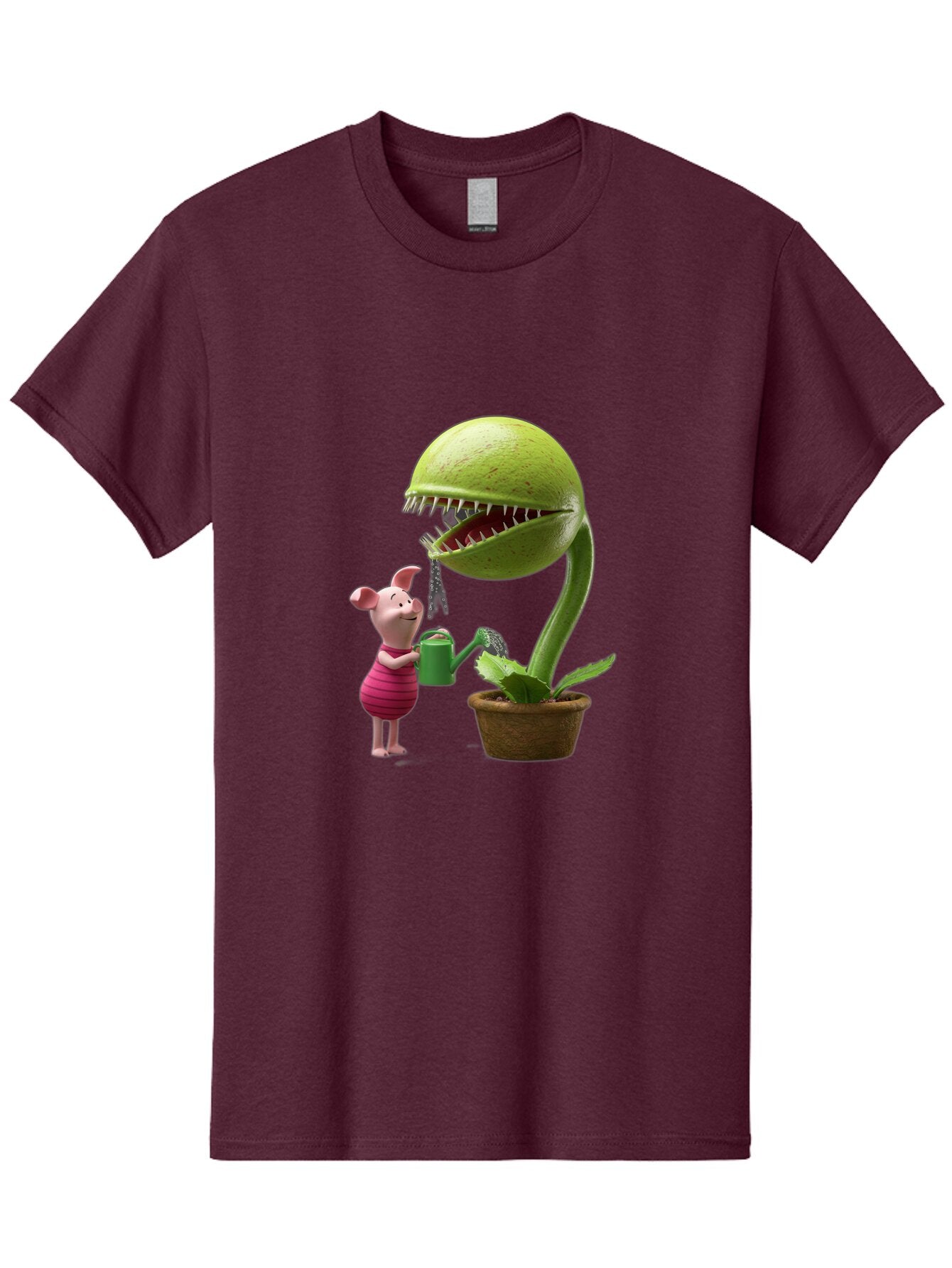Pig-Watering-Venus-Flytrap Men'S Graphic Tee, 100% Cotton, Comfortable Casual Summer Wear, Machine Washable, Vintage Camera, Old Camera, Antique Camera, Black Camera, Classic Photography, Photography Equipment, Nostalgic Device, Film Camera, Bar266 2
